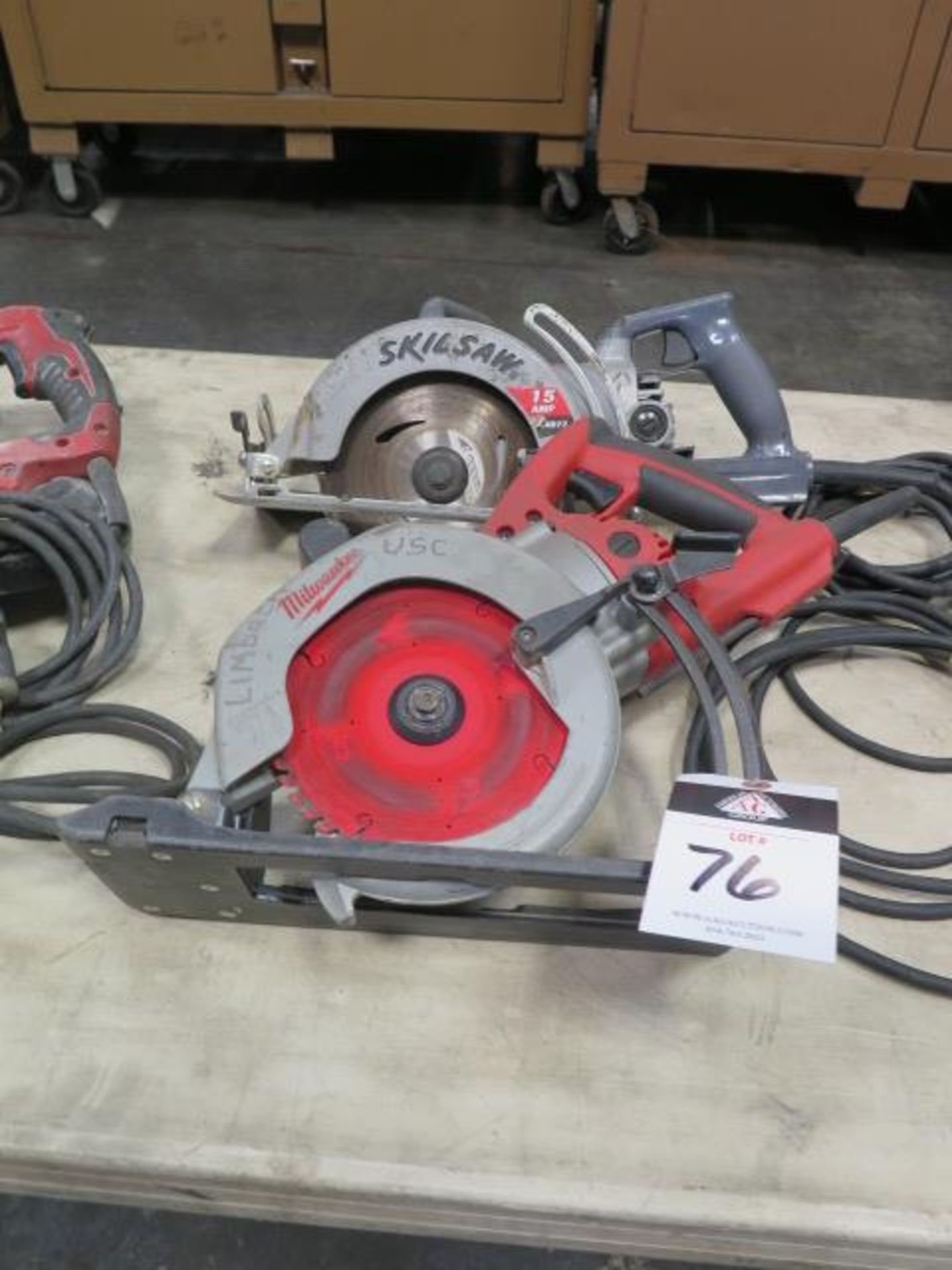 Milwaukee and Skilsaw Circular Saws (3) (SOLD AS-IS - NO WARRANTY)