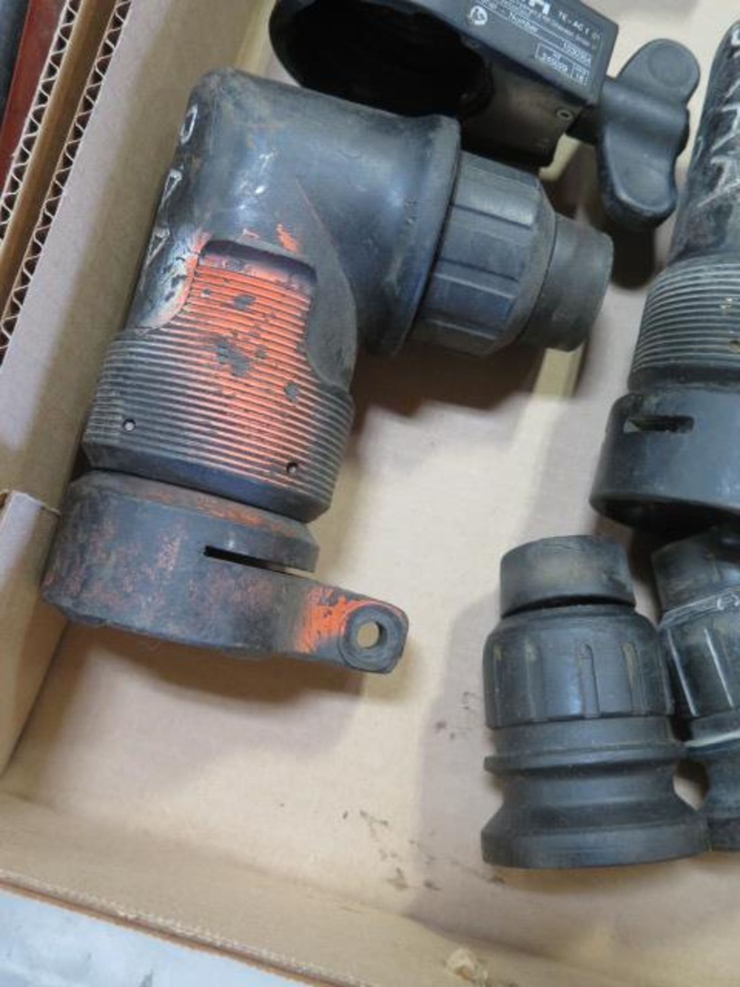 Hilti Interchangable Right Angle Chuck Heads (3) and (2) Straight Chuck Heads (FOR TE30 and TE7 - Image 5 of 6