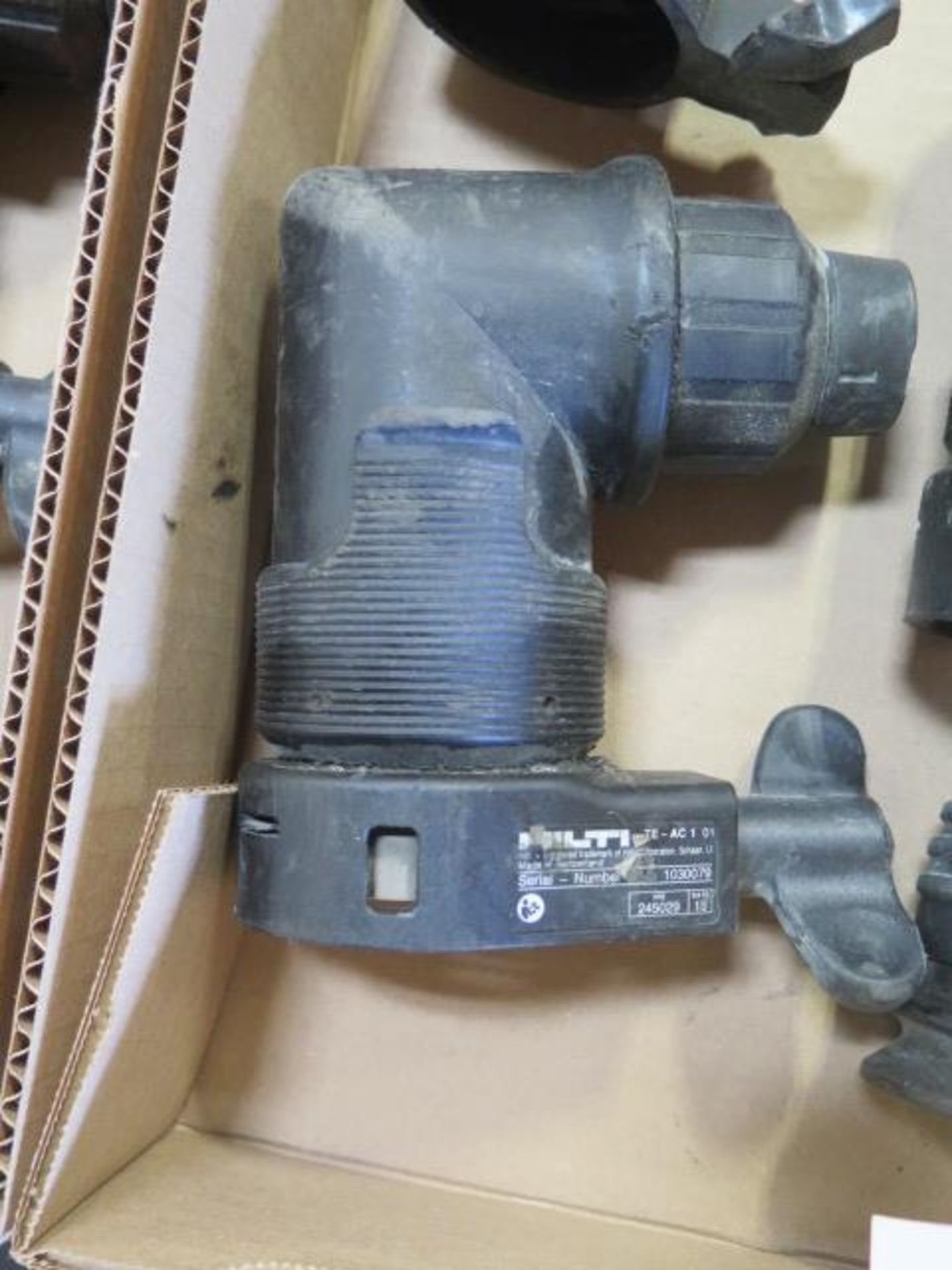 Hilti Interchangable Right Angle Chuck Heads (3) and (1) Straight Chuck Head (FOR TE30 and TE7 - Image 5 of 6