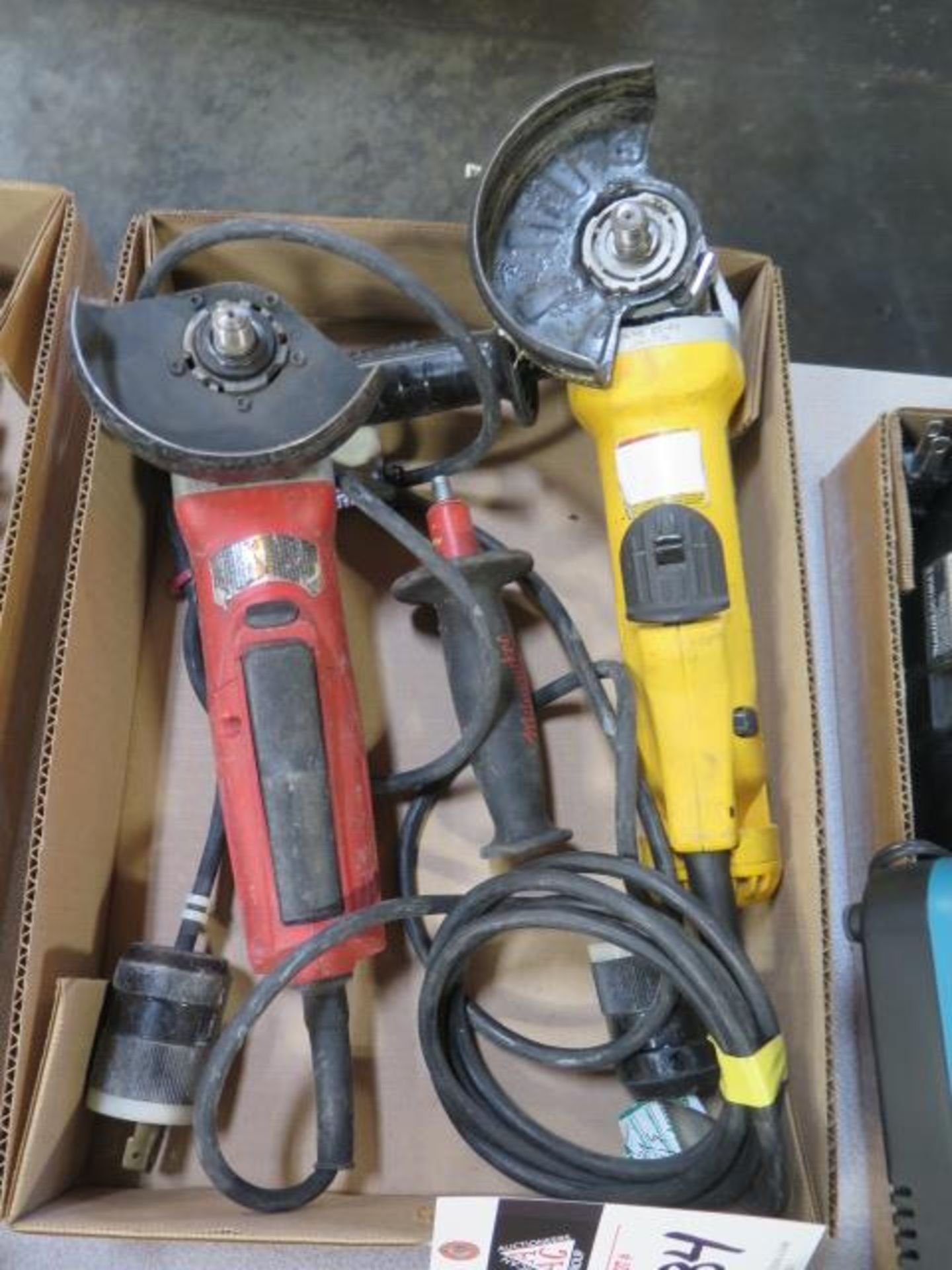 Milwaukee and DeWalt Angle Grinders (2) (SOLD AS-IS - NO WARRANTY) - Image 2 of 4