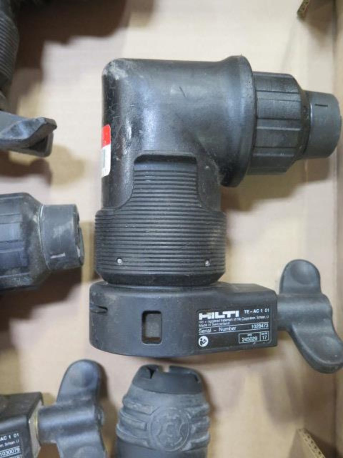 Hilti Interchangable Right Angle Chuck Heads (3) and (1) Straight Chuck Head (FOR TE30 and TE7 - Image 4 of 6