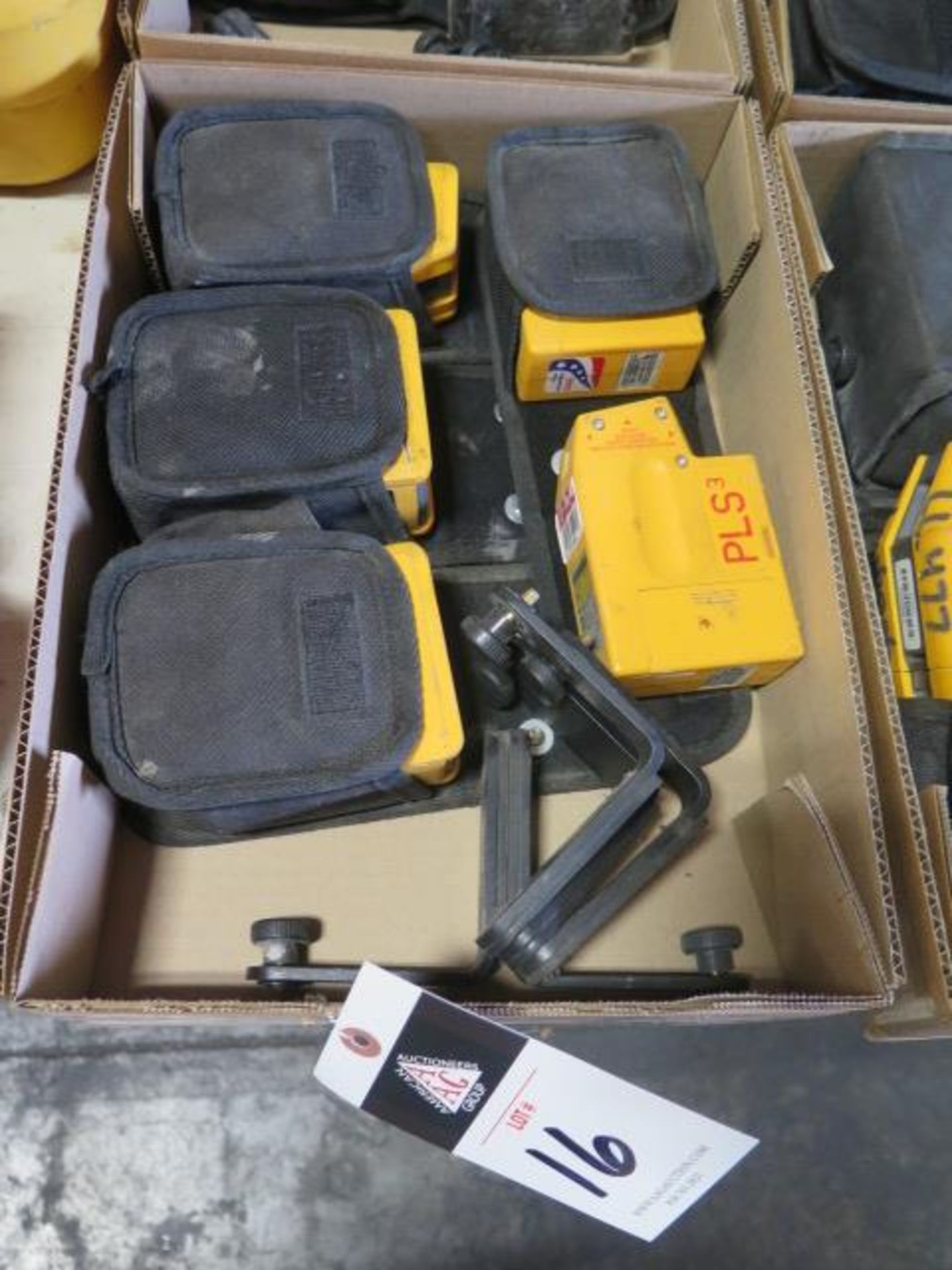 Fluke PLS 3 3-Point Laser Levels (5) (SOLD AS-IS - NO WARRANTY)