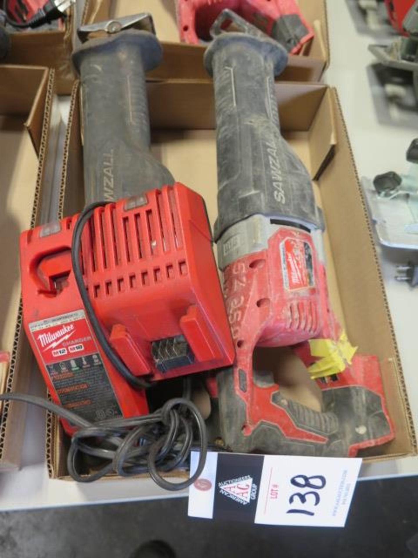 Milwaukee 18 Volt Sawzalls (2) (SOLD AS-IS - NO WARRANTY)