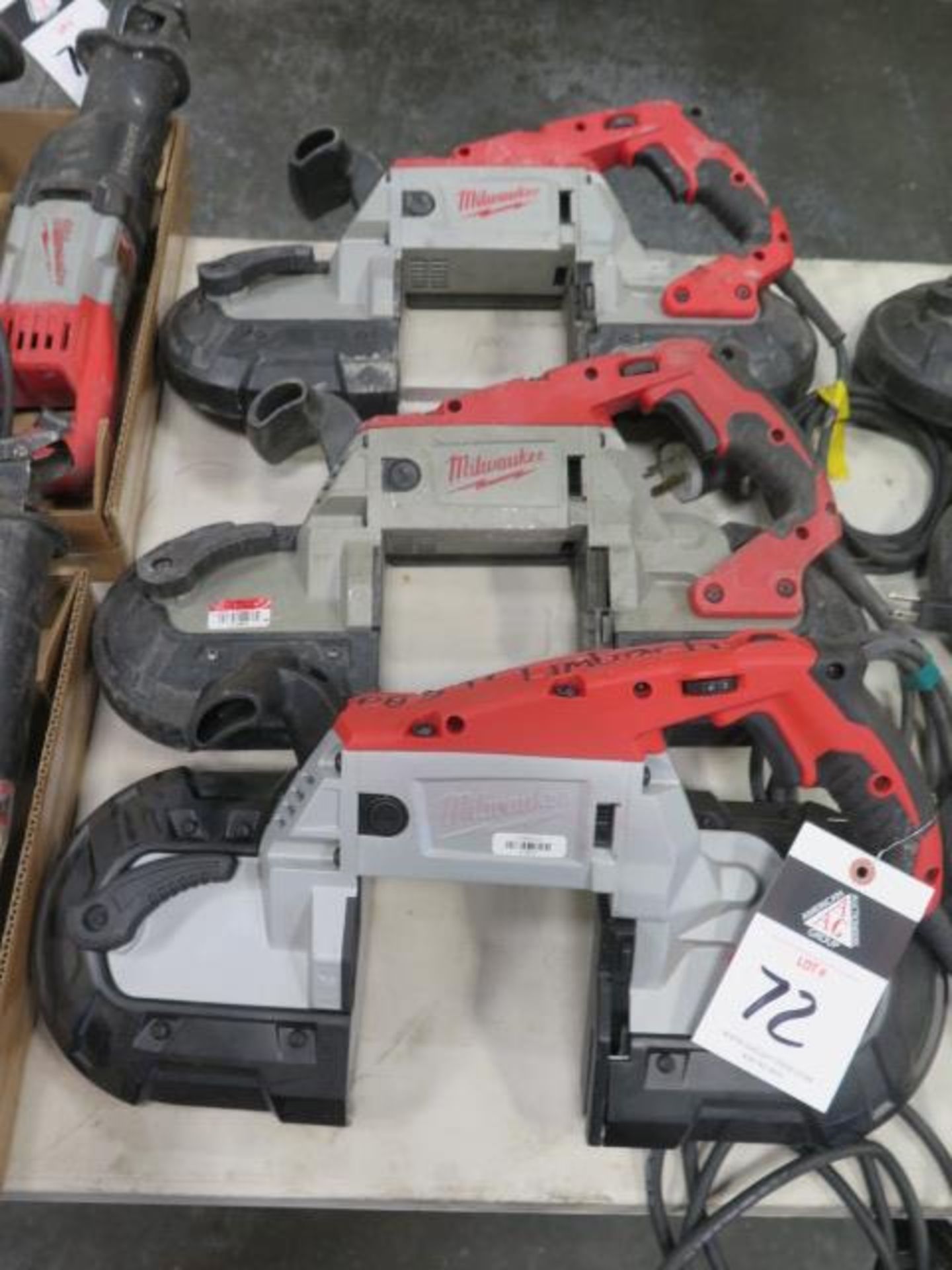 Milwaukee Deep Cut Band Saws (3) (SOLD AS-IS - NO WARRANTY)