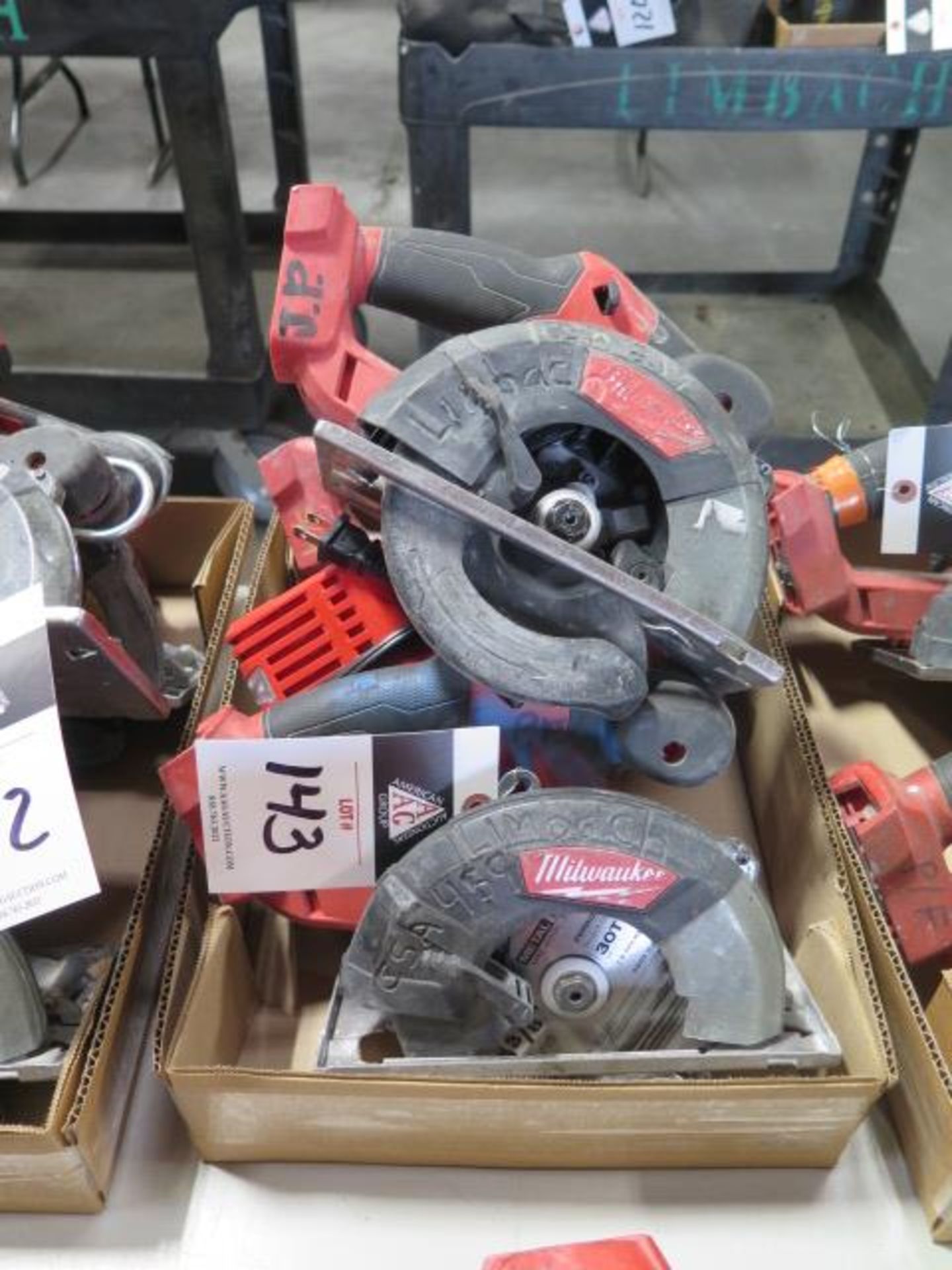 Milwaukee 18 Volt Circular Saws (3) (SOLD AS-IS - NO WARRANTY)