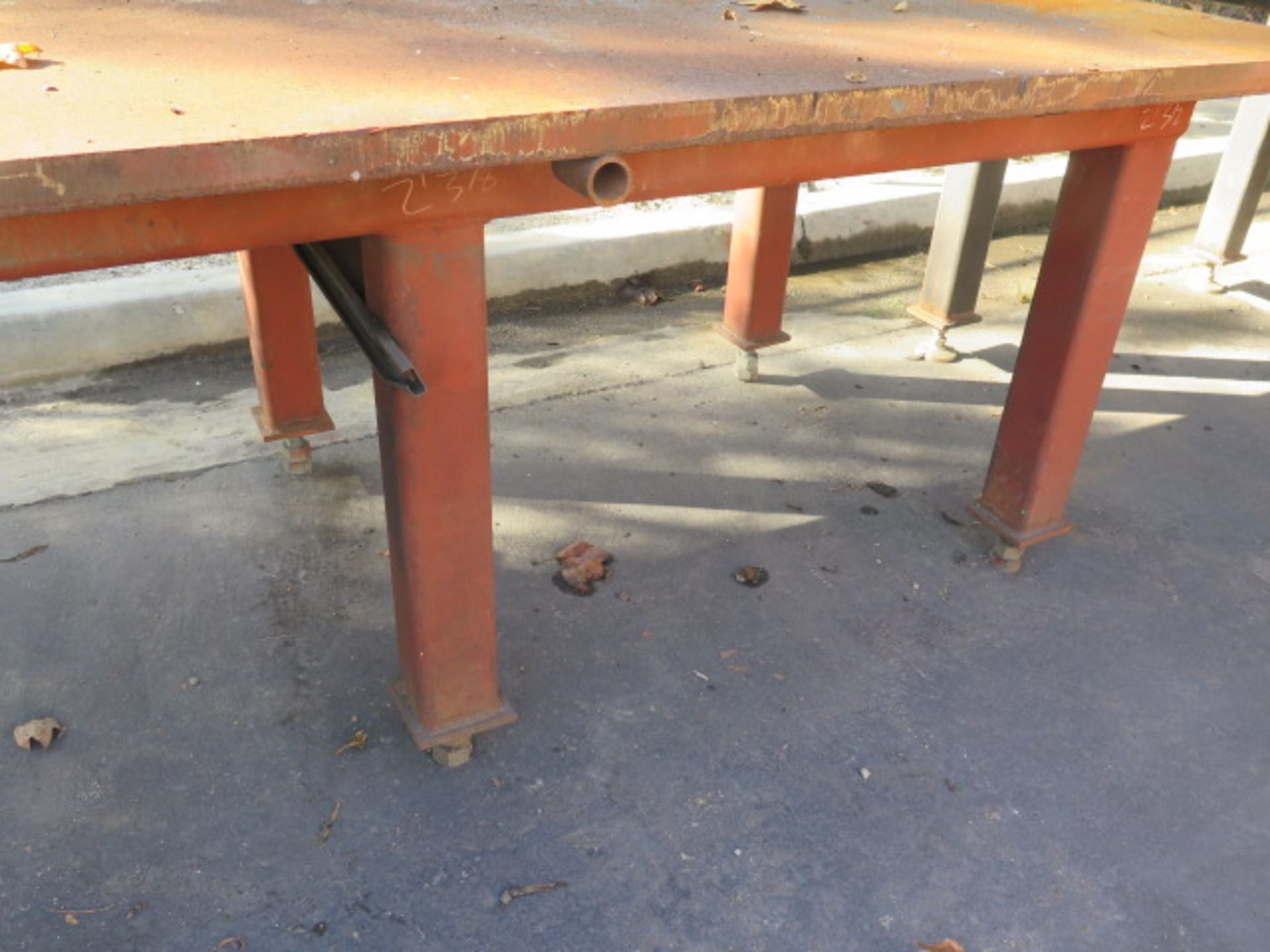 4' x 8' x 1 1/2" Steel Welding Table (SOLD AS-IS - NO WARRANTY) - Image 5 of 5