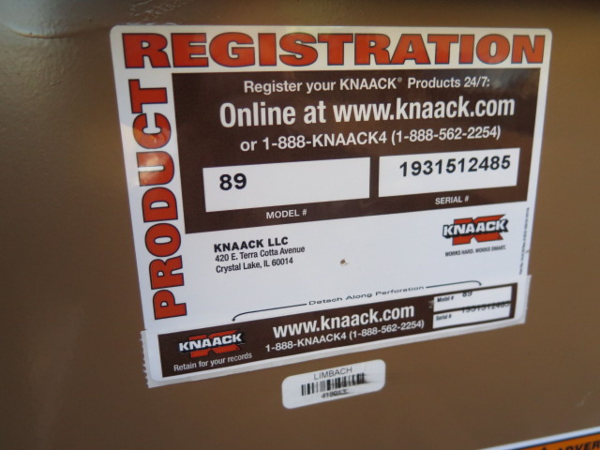 Knaack mdl. 89 Storagemaster Rolling Job Box (SOLD AS-IS - NO WARRANTY) - Image 13 of 13