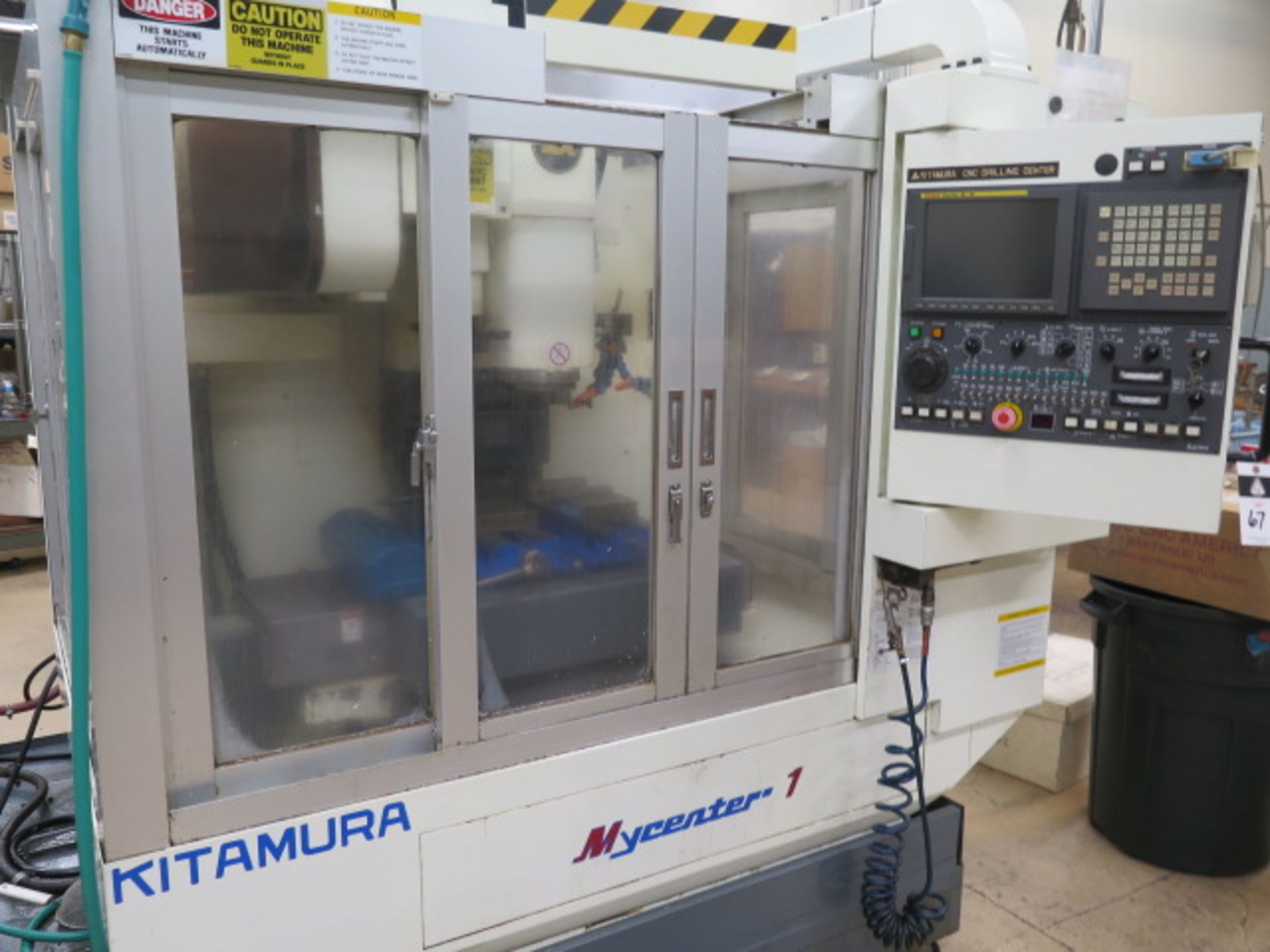 Kitamura Mycenter-1 CNC VMC s/n 03165 w/ Fanuc Series 16i-M Controls, SOLD AS IS - Image 3 of 16