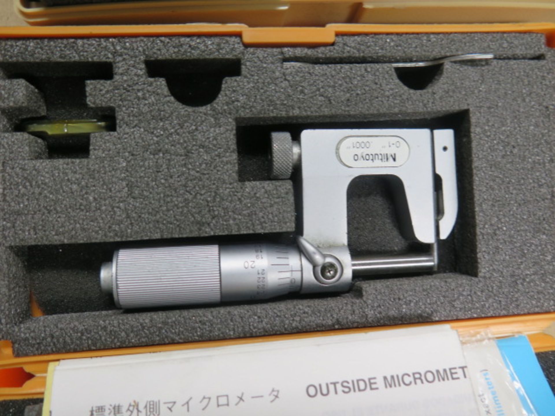 Mitutoyo 0-1" Digital OD Mic and 0-1" Anvil Mic (SOLD AS-IS - NO WARRANTY) - Image 4 of 4