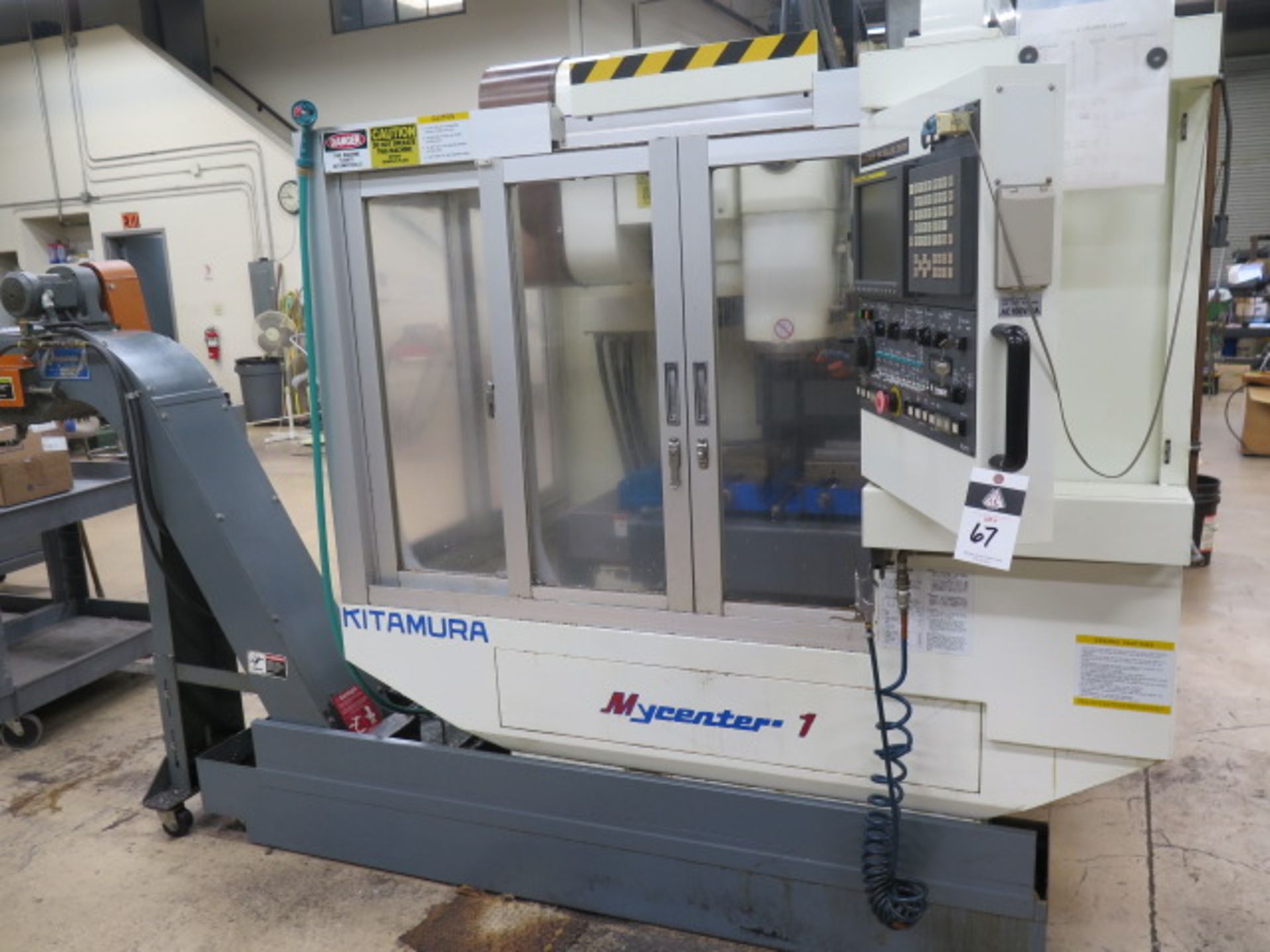 Kitamura Mycenter-1 CNC VMC s/n 03165 w/ Fanuc Series 16i-M Controls, SOLD AS IS - Image 2 of 16