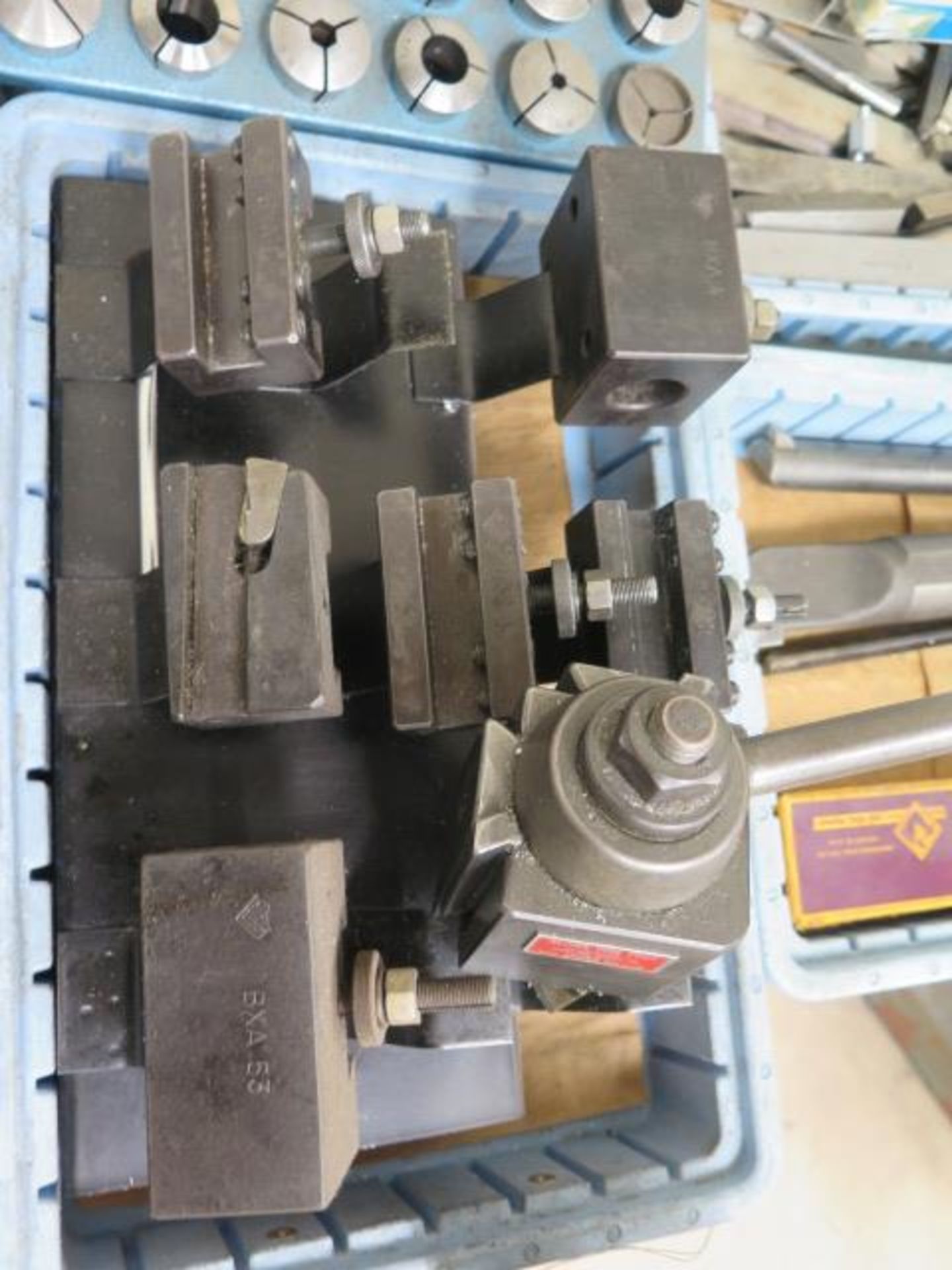 Aloris Tool Post and Tool Holders w/ Rack (SOLD AS-IS - NO WARRANTY) - Image 2 of 7