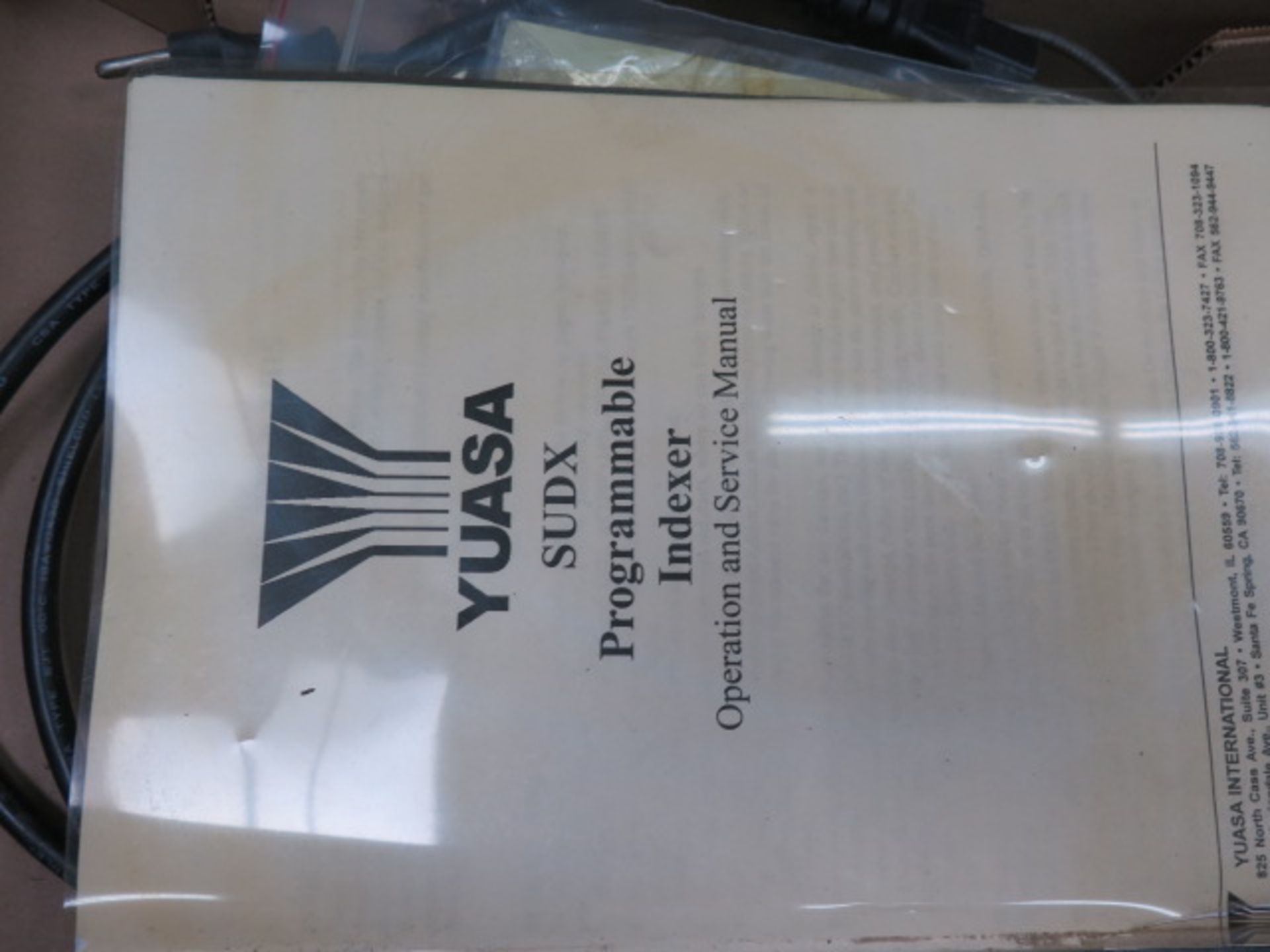 Yuasa TPDX-132 5C 4th Axis 5C Rptary Head w/ Servo Controller, 5" Faceplate and Mill Center (SOLD - Image 9 of 9