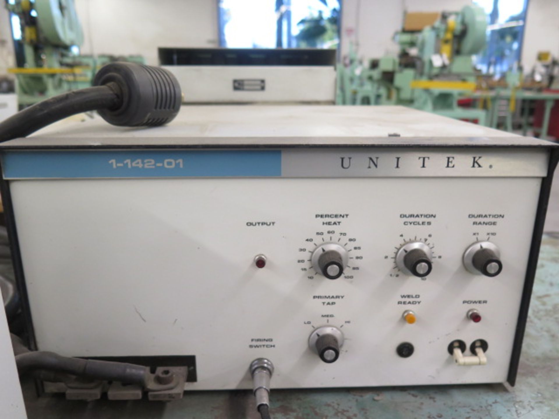 Unitek Micro Spot Welder w/ 1-142-01 Power Source and Table (SOLD AS-IS - NO WARRANTY) - Image 6 of 8