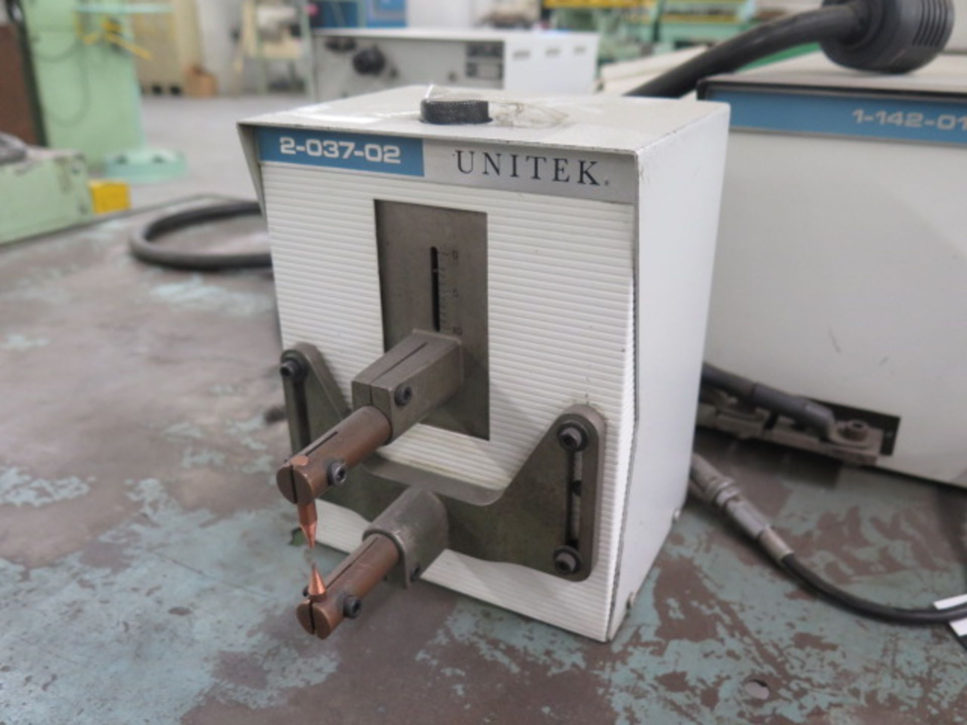 Unitek Micro Spot Welder w/ 1-142-01 Power Source and Table (SOLD AS-IS - NO WARRANTY) - Image 3 of 8