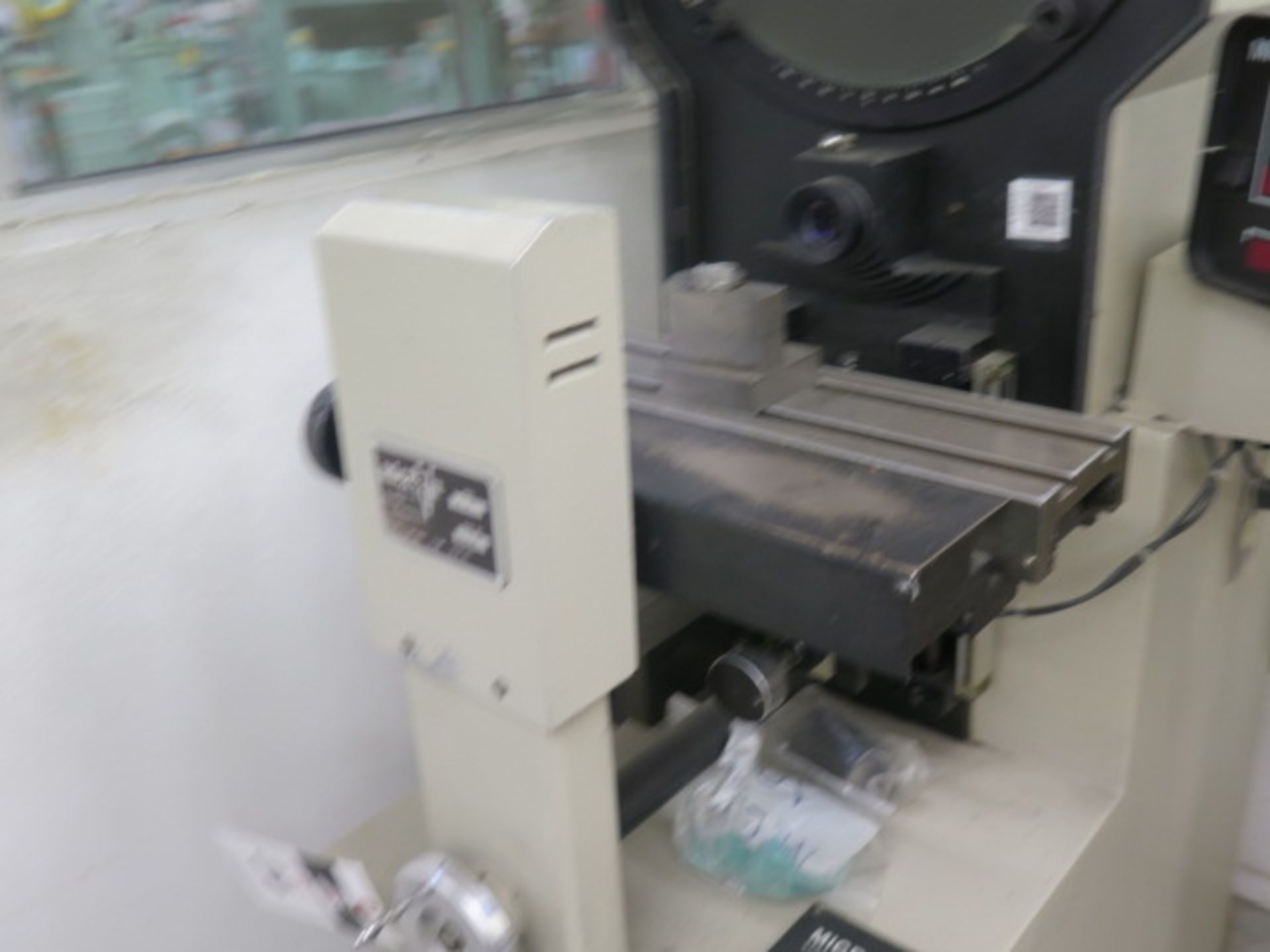 MicroVu mdl. H-14 14" Floor Model Optical Comparator s/n 2434 w/ MicroVu Q16 3-Axis SOLD AS IS - Image 3 of 10