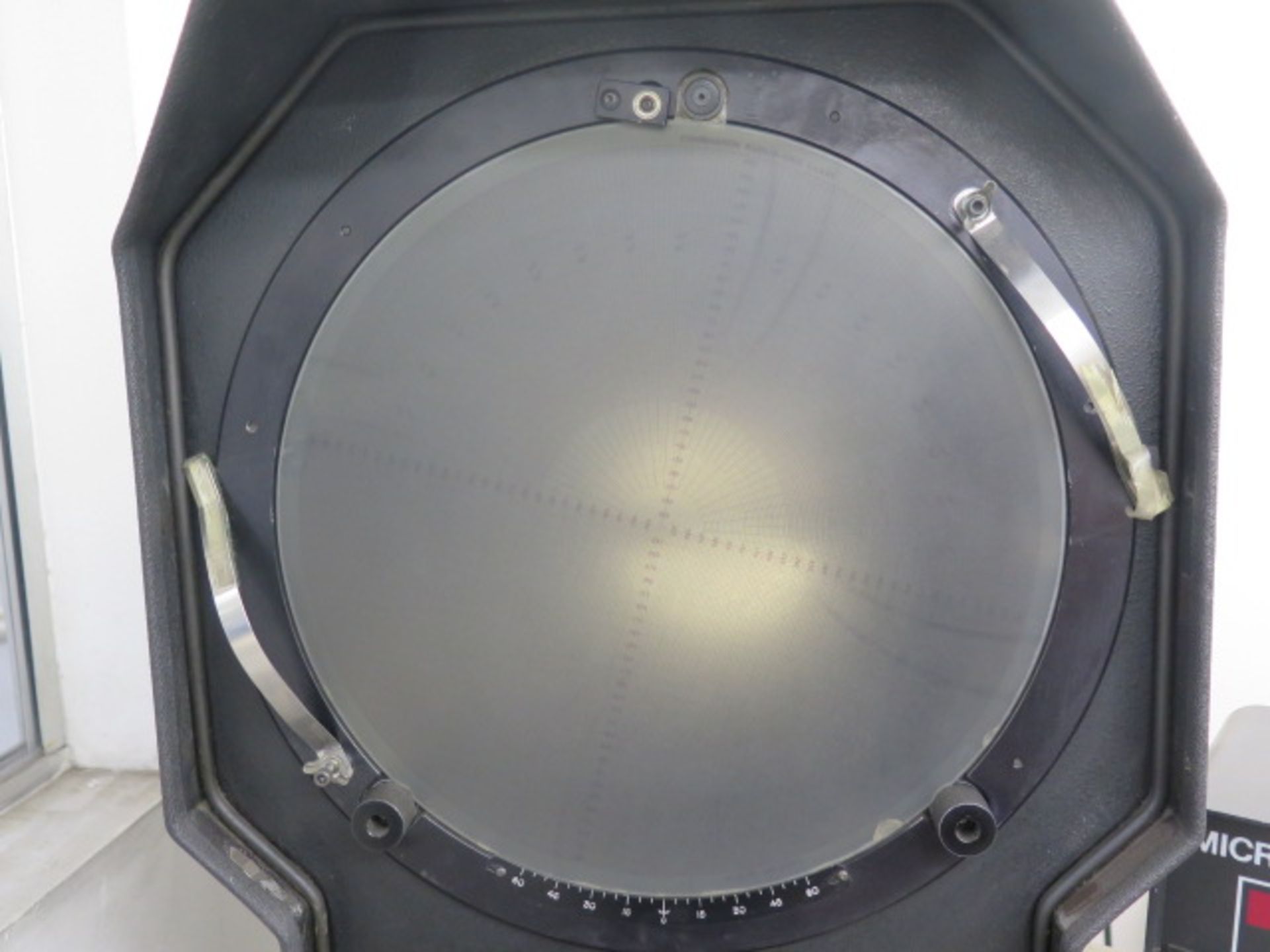 MicroVu mdl. H-14 14" Floor Model Optical Comparator s/n 2434 w/ MicroVu Q16 3-Axis SOLD AS IS - Image 8 of 10