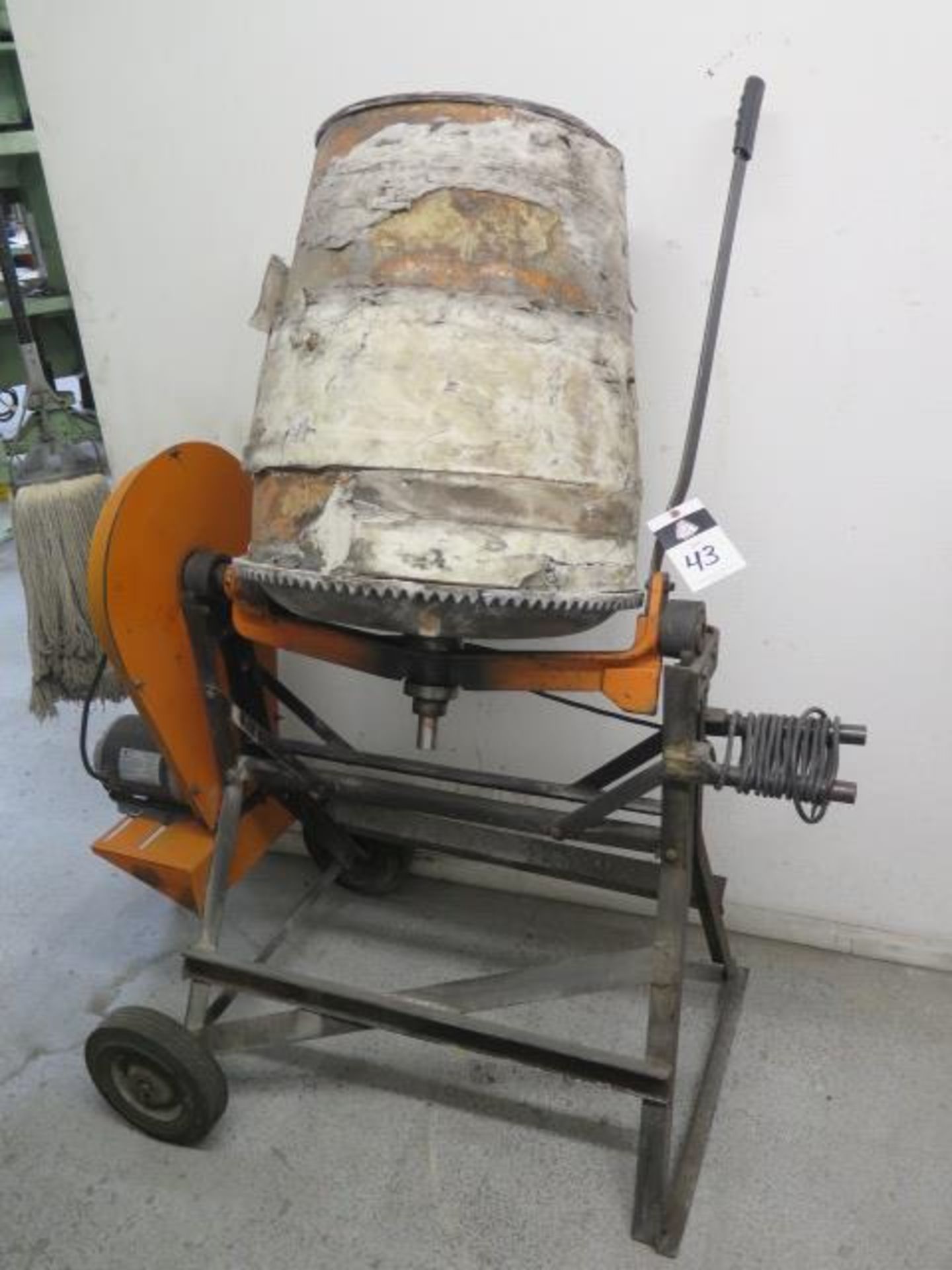 Cement Mixer / Media Tumbler (SOLD AS-IS - NO WARRANTY)