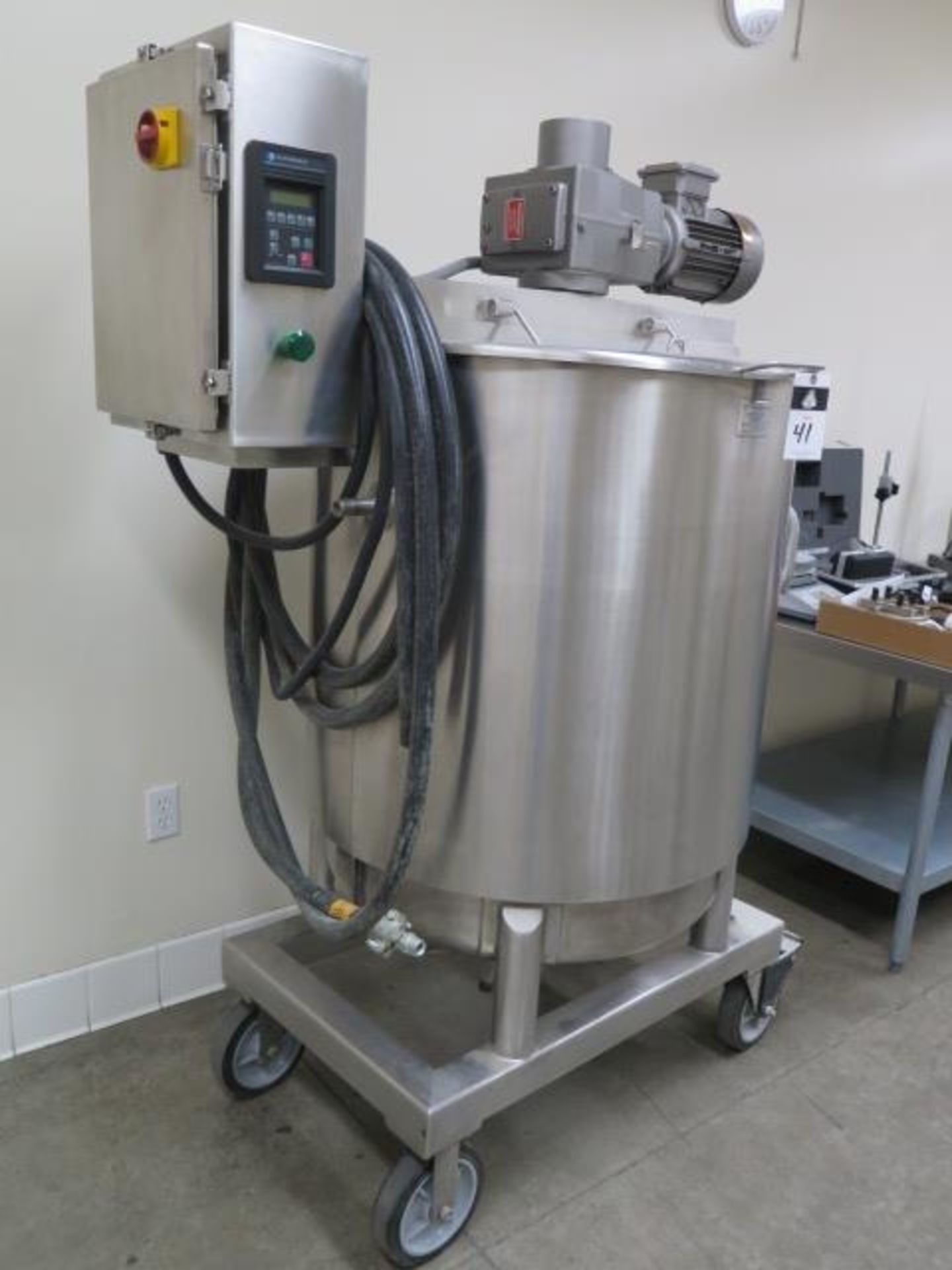 Scott Turbon Mixer Co. mdl. 2SSA-120GA Stainless Steel Mixer s/n 5454 w/ Allen Bradley SOLD AS IS - Image 2 of 12