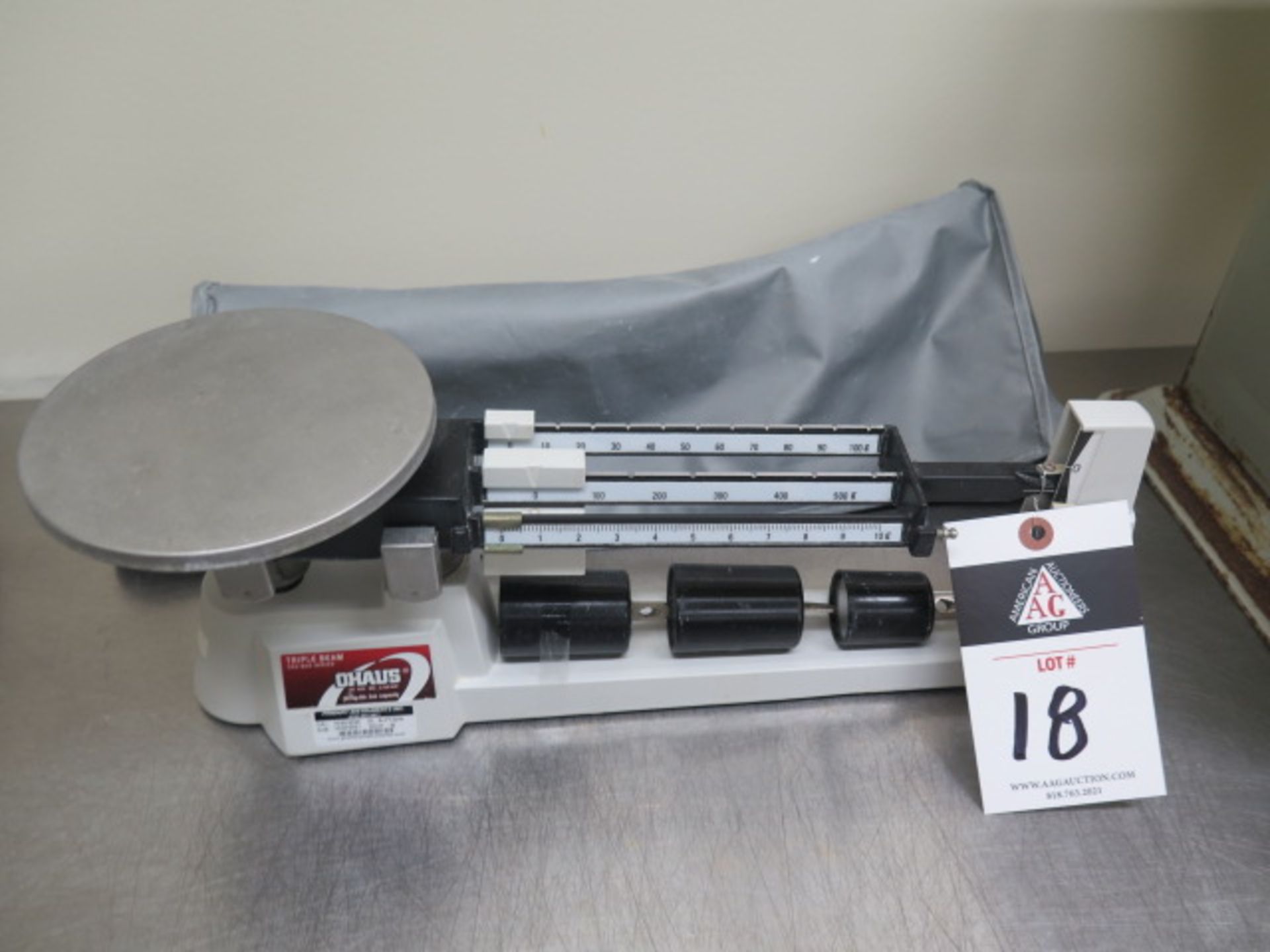 Ohaus Triple-Beam Balance Scale (SOLD AS-IS - NO WARRANTY)