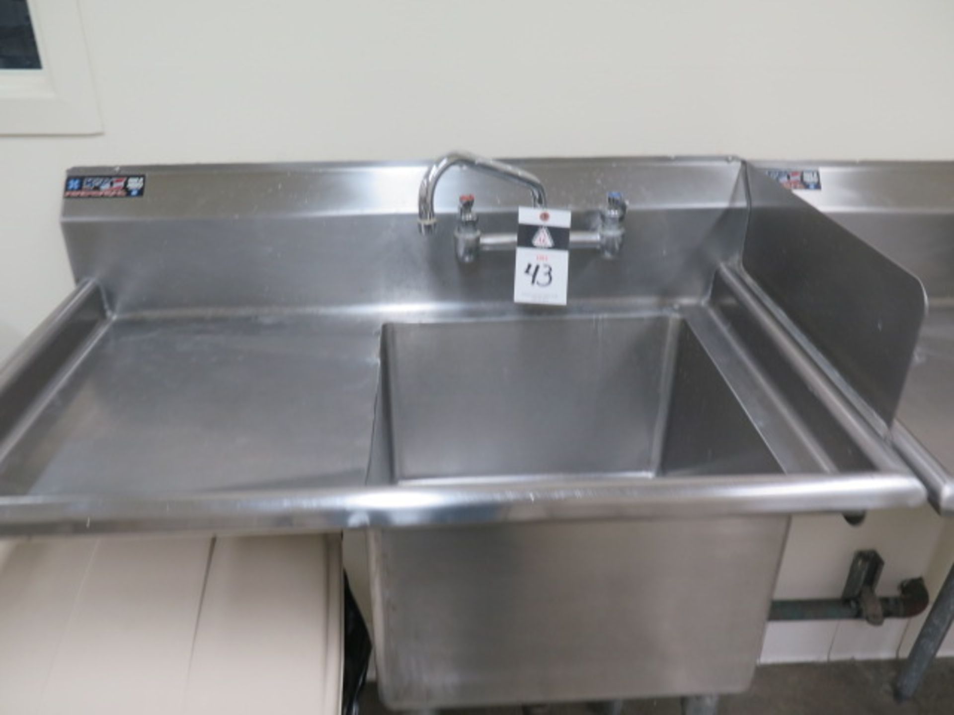 Single Compartment Stainless Steel Sink (SOLD AS-IS - NO WARRANTY) - Image 2 of 4