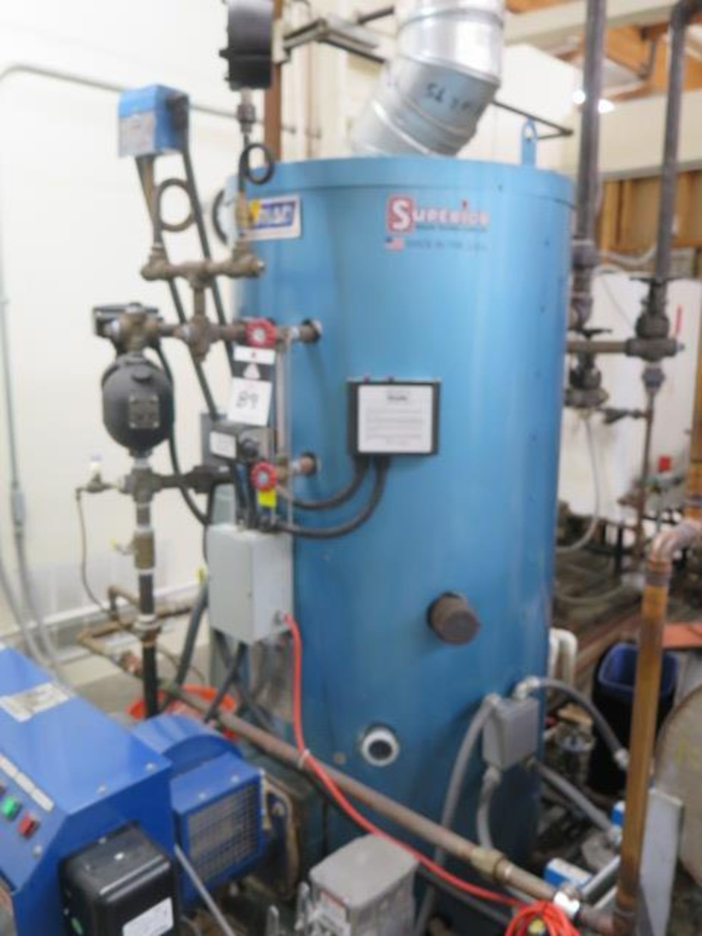 Superior Boiler Works mdl. GMS-900-HP-HEP Gas Fired Boiler s/n 17975 w/ 74 Sq-Ft SOLD AS IS - Image 2 of 10