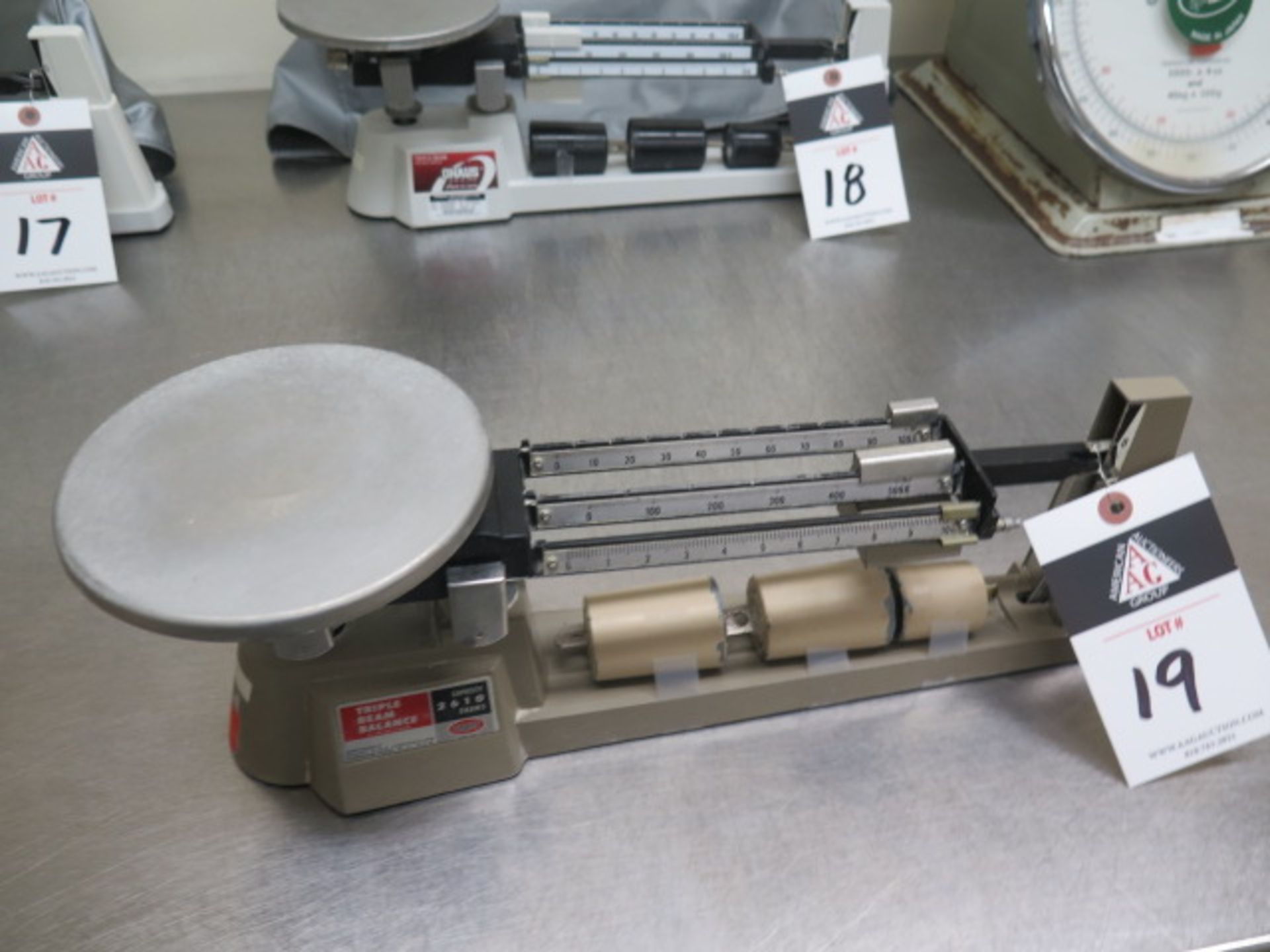 Ohaus Triple-Beam Balance Scale (SOLD AS-IS - NO WARRANTY)