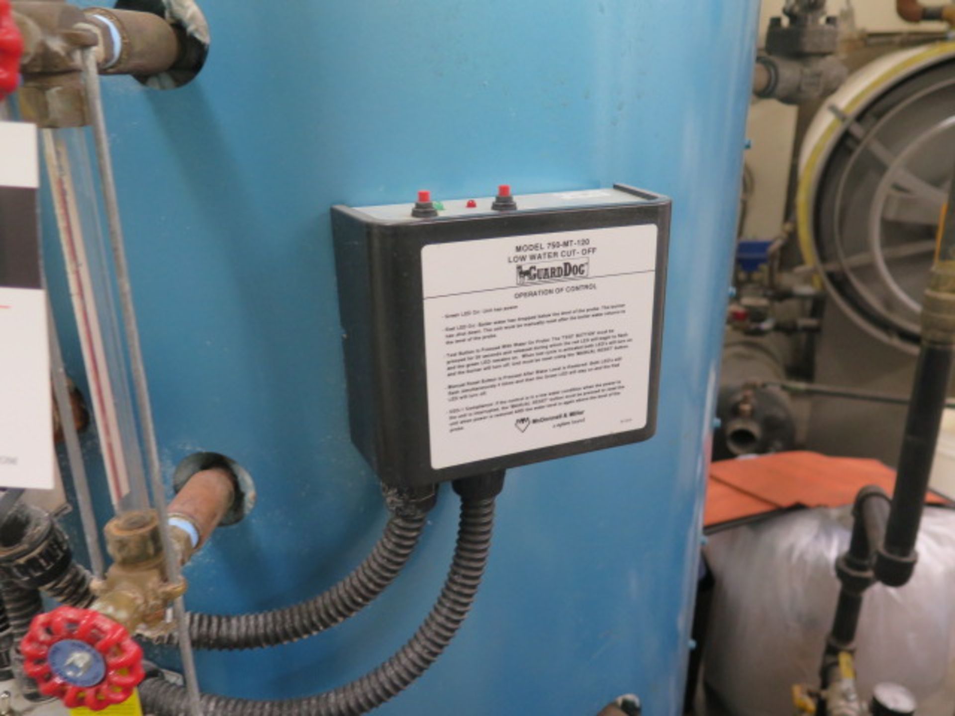 Superior Boiler Works mdl. GMS-900-HP-HEP Gas Fired Boiler s/n 17975 w/ 74 Sq-Ft SOLD AS IS - Image 7 of 10