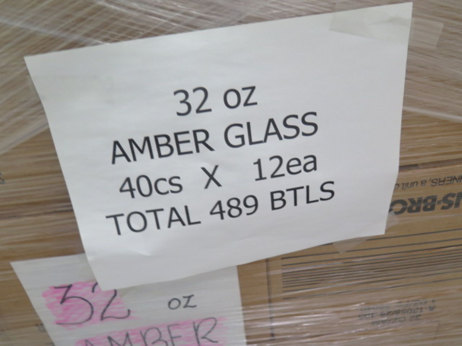 150cc Amber Glass Bottles (Approx 3200), 8oz Cobalt Blue Glass Bottles (Approx 3400), SOLD AS IS - Image 5 of 10