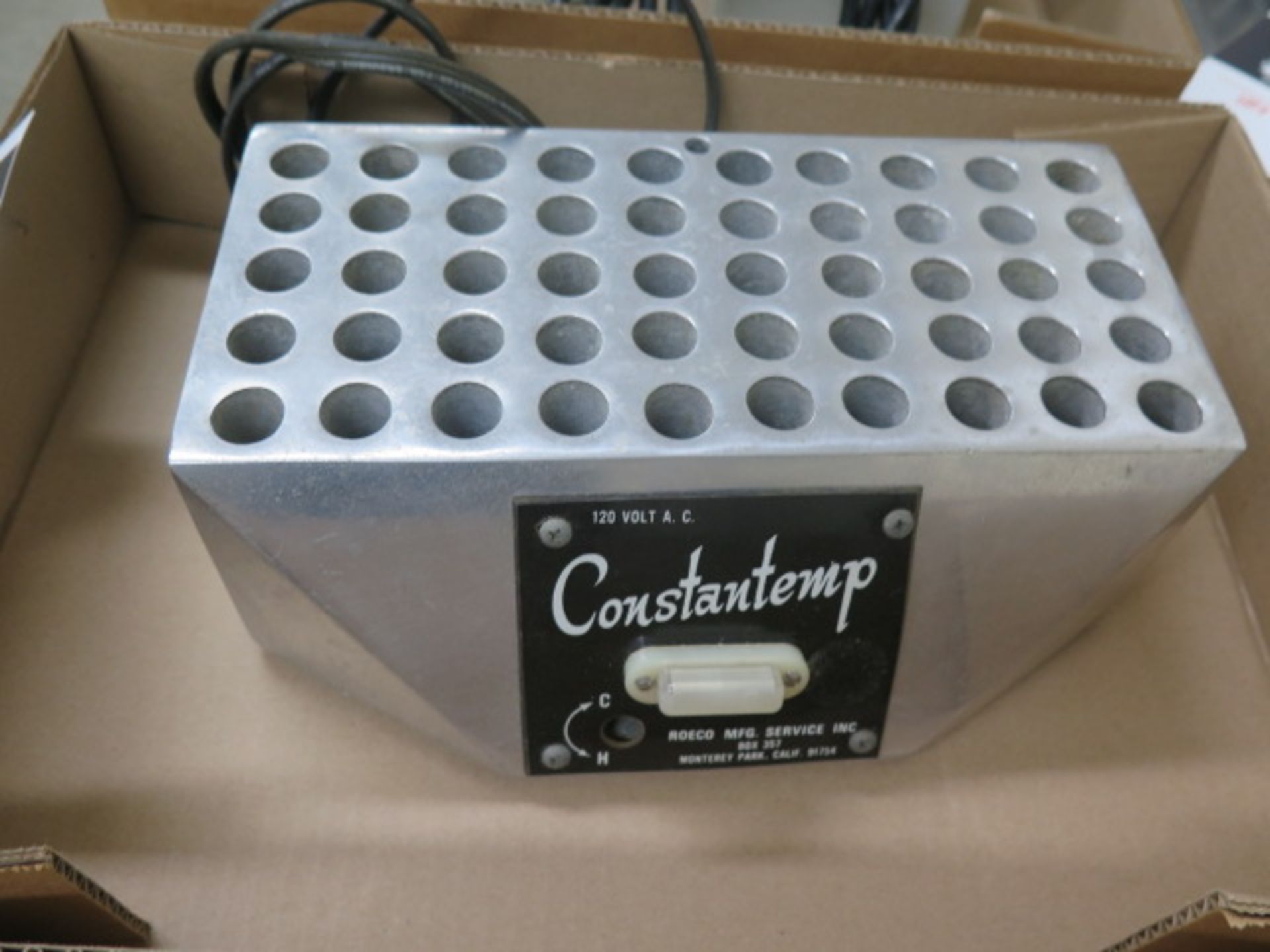 Roeco "Constantemp" mdl. 2AH Size 16 185 Deg C Tube Heating Block (SOLD AS-IS - NO WARRANTY) - Image 2 of 4