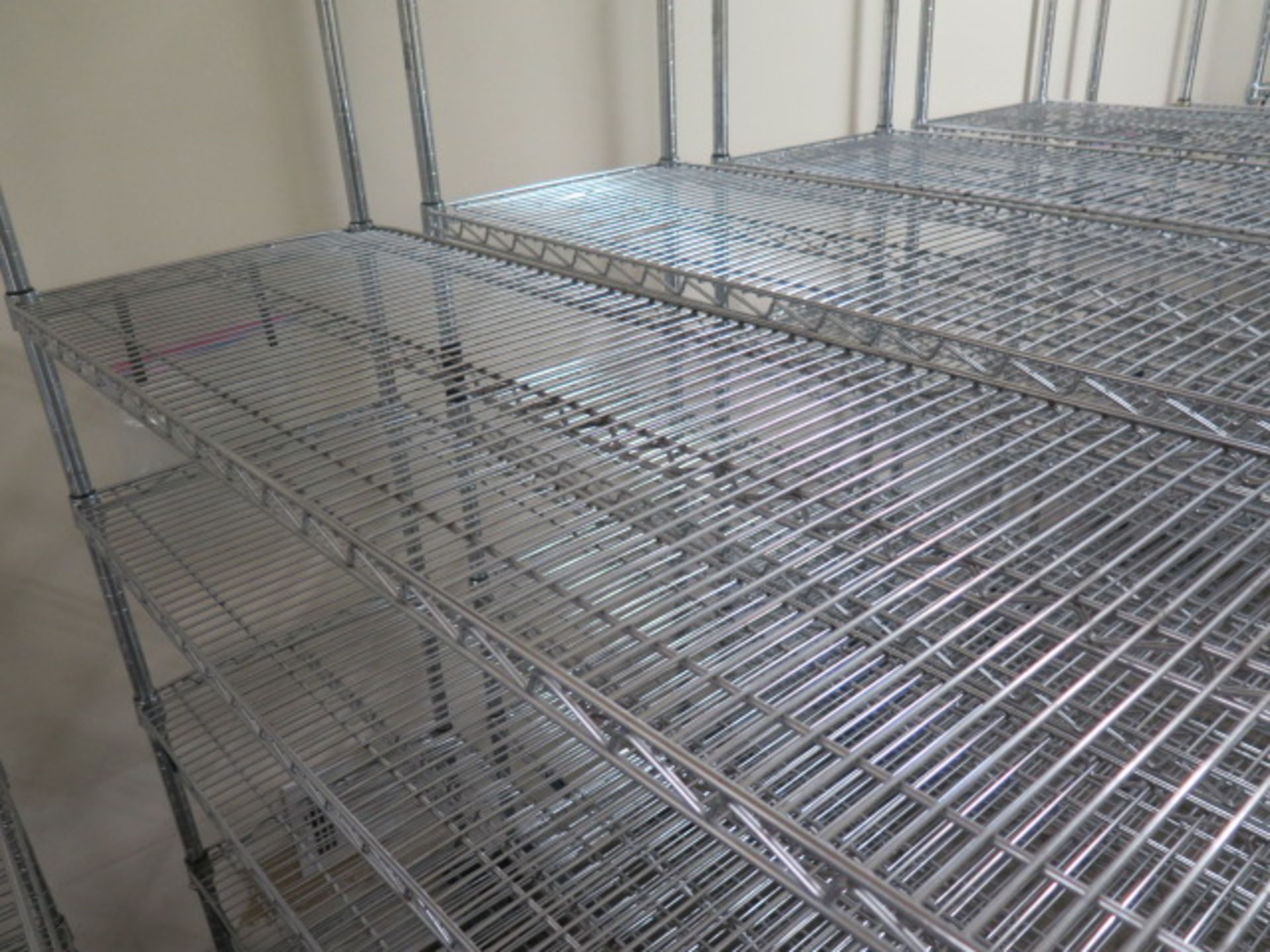 Wire Frame Rolling Shelves (8) (SOLD AS-IS - NO WARRANTY) - Image 4 of 4