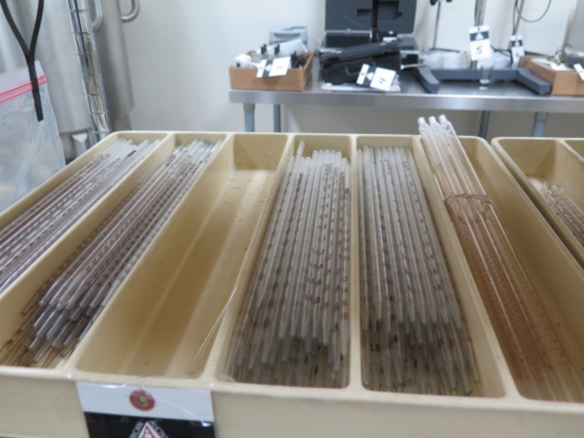 Glass Pipettes (2-Shelves) (SOLD AS-IS - NO WARRANTY) - Image 6 of 7