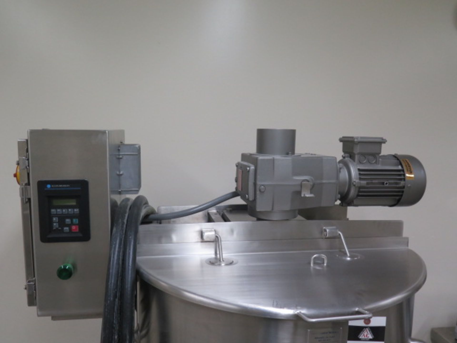 Scott Turbon Mixer Co. mdl. 2SSA-120GA Stainless Steel Mixer s/n 5454 w/ Allen Bradley SOLD AS IS - Image 3 of 12