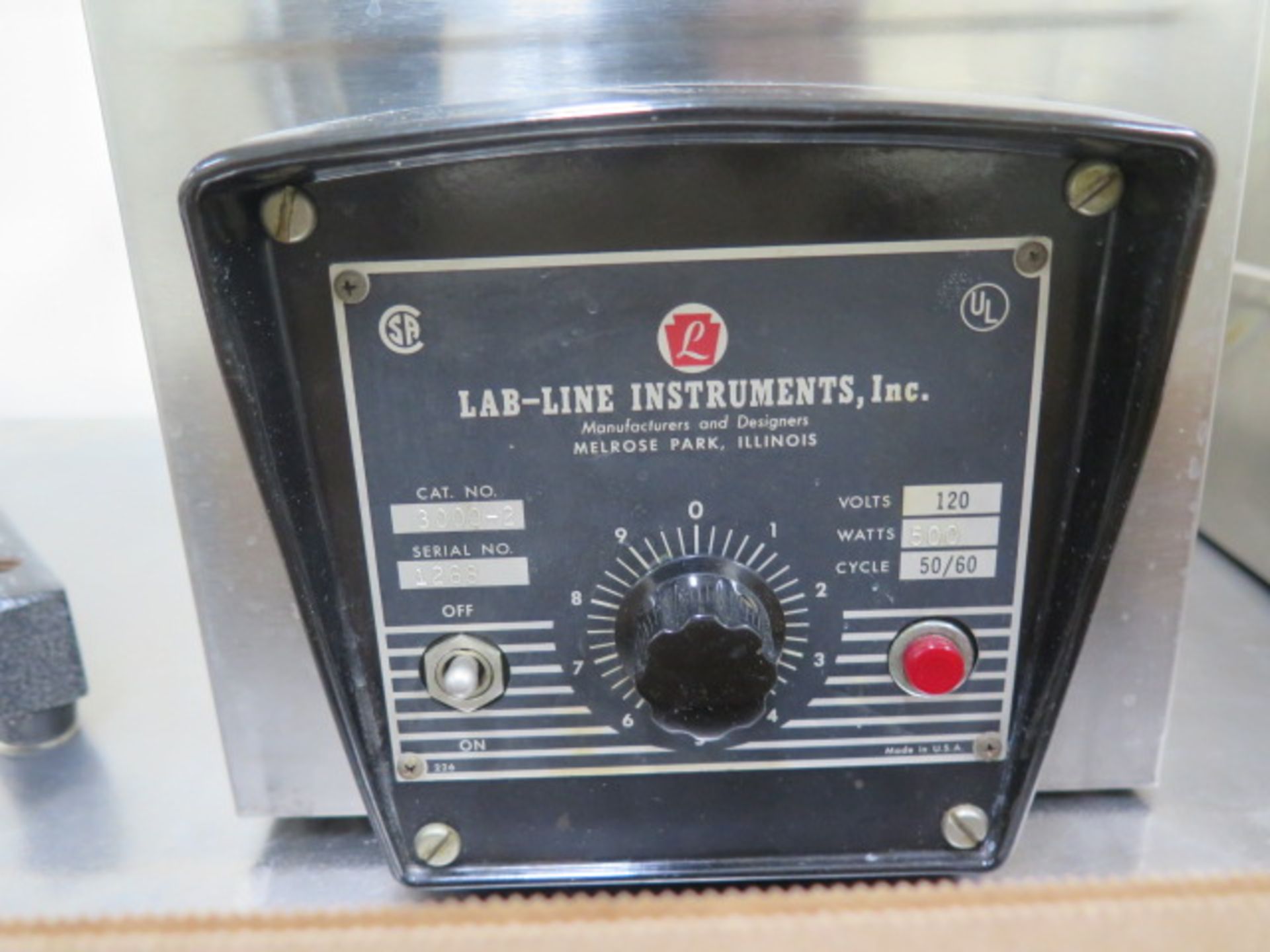 Lab-Line mdl. 3000-2 Heated Bath s/n 1268 (SOLD AS-IS - NO WARRANTY) - Image 4 of 4