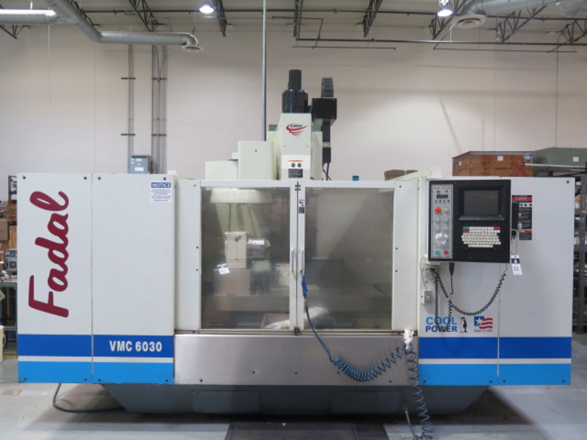 1998 Fadal VMC6030 4-Axis CNC Vertical Machining Center s/n 9807431 w/ Fadal CNC88HS, SOLD AS IS