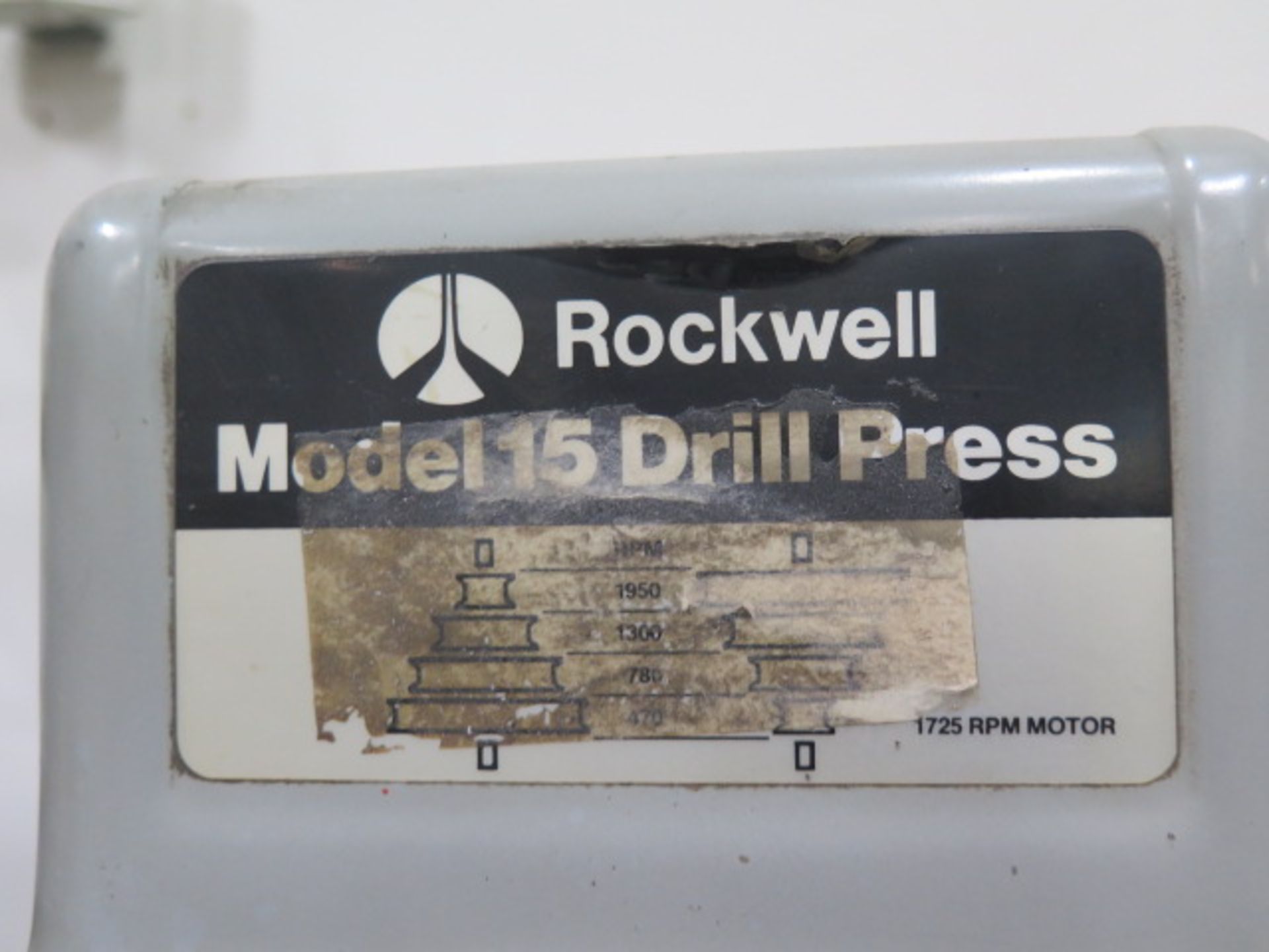 Delta 15" Pedestal Drill Press (SOLD AS-IS - NO WARRANTY) - Image 5 of 5