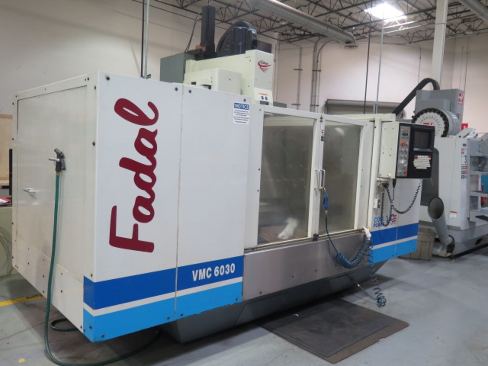 1998 Fadal VMC6030 4-Axis CNC Vertical Machining Center s/n 9807431 w/ Fadal CNC88HS, SOLD AS IS - Image 2 of 14