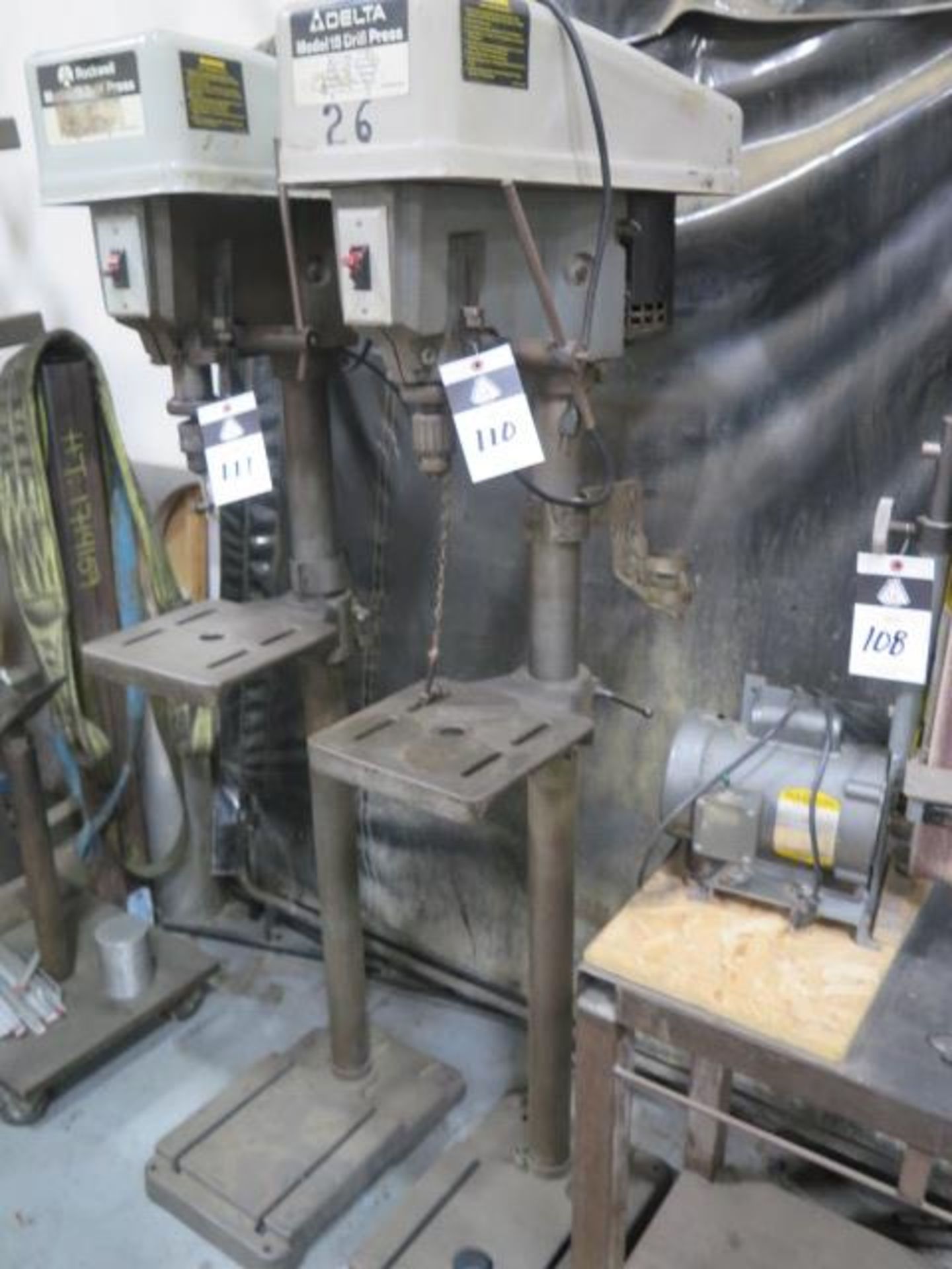 Delta 15" Pedestal Drill Press (SOLD AS-IS - NO WARRANTY)