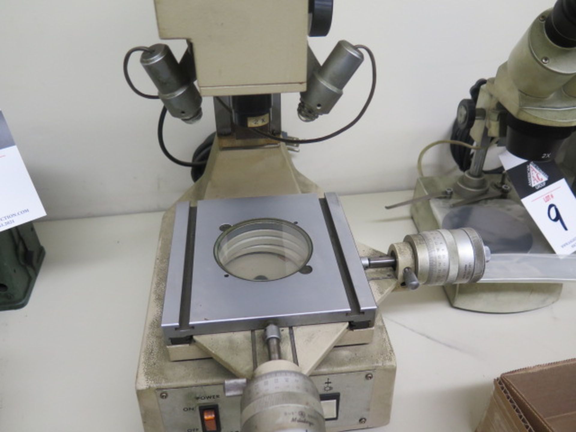 Mitutoyo Tool Makers Microscope w/ Light Source (SOLD AS-IS - NO WARRANTY) - Image 5 of 9