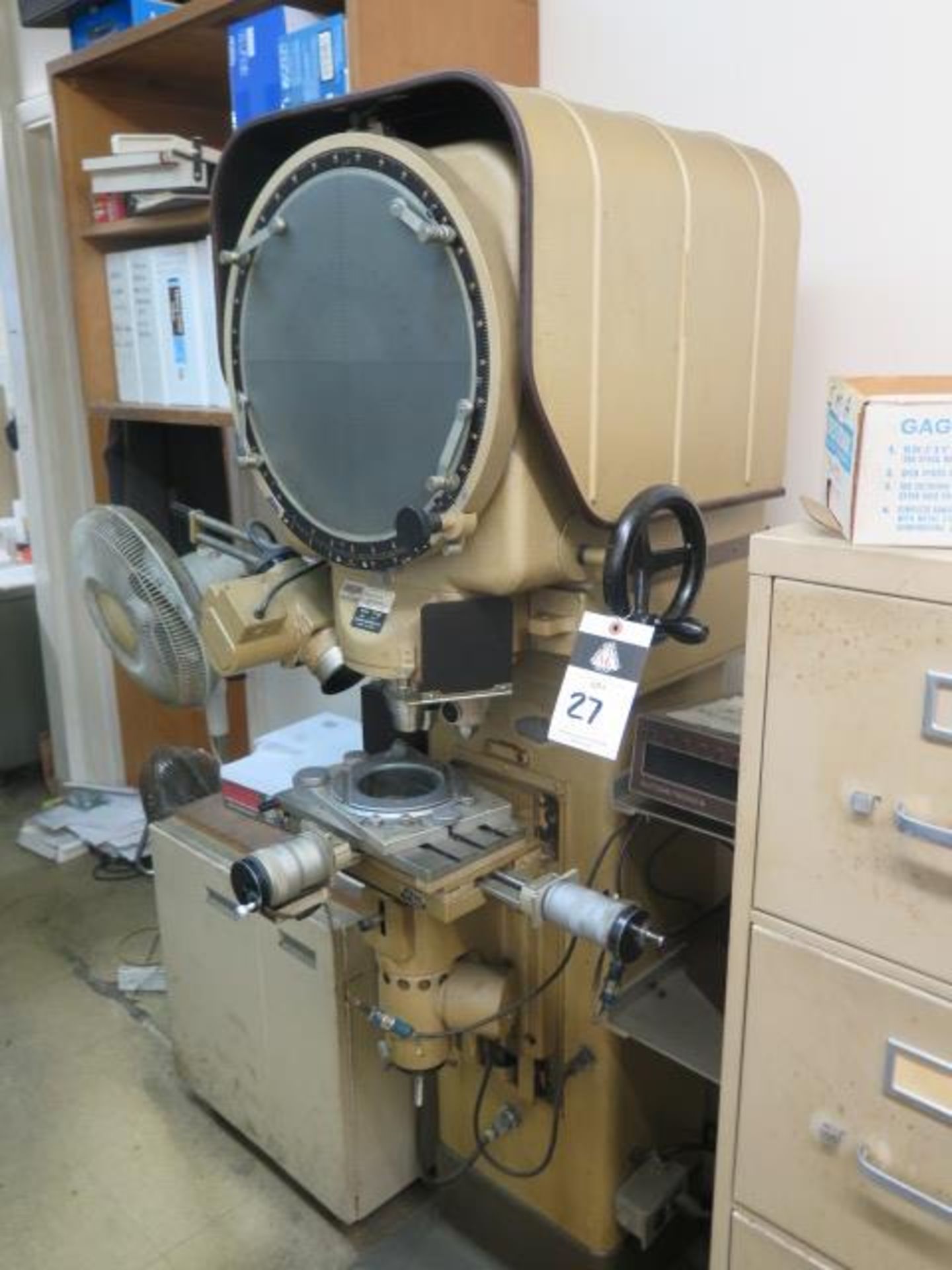 Nikon mdl. V-14 14" Optical Comparator s/n 36698 w/ Autometronics DRO, 20X, 50X and 300X, SOLD AS IS - Image 2 of 13