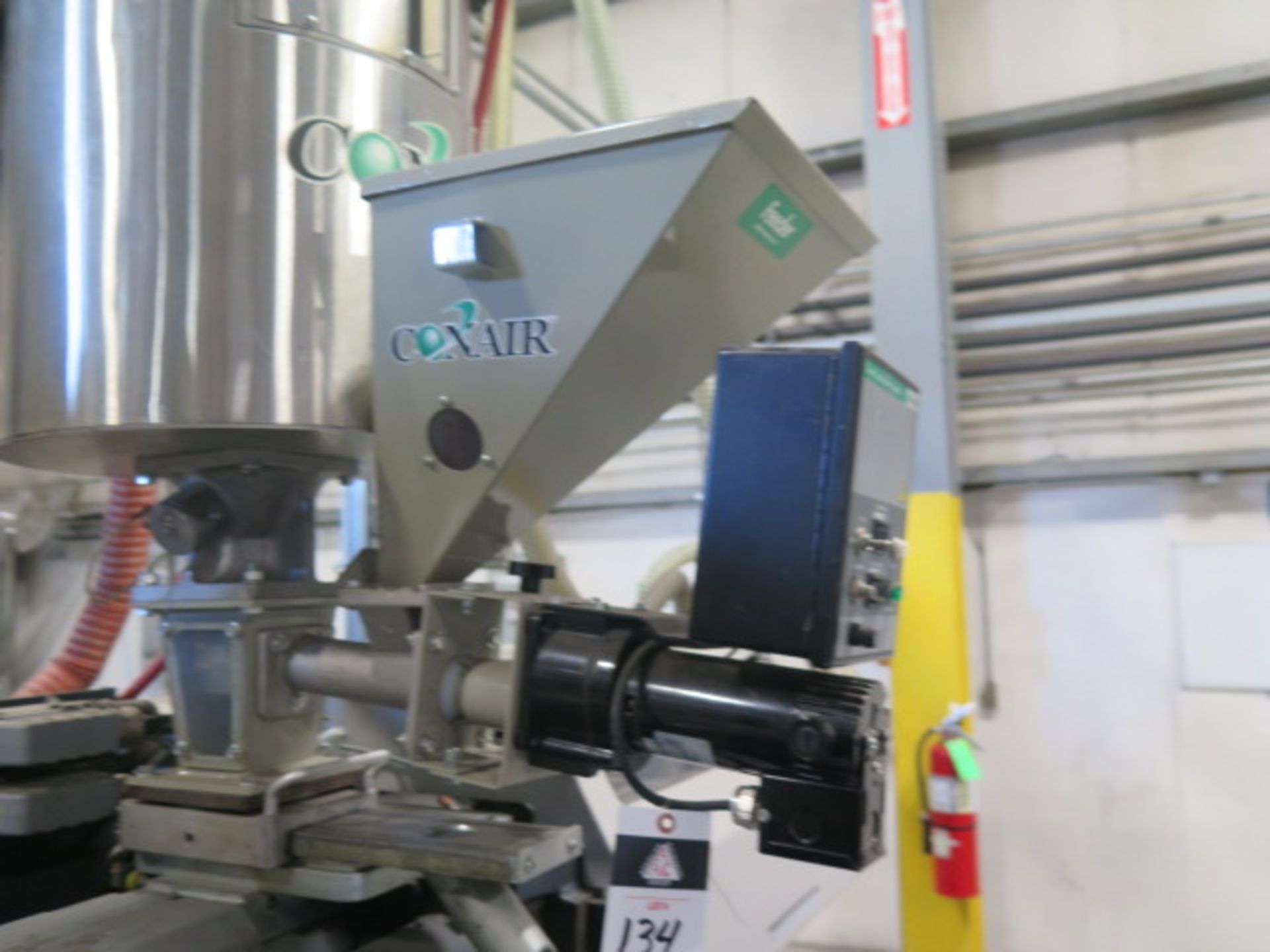 Conair Material Hopper w/ Conair Color Feeder, Conair/Franklin Vacuum Loader, Controls (SOLD AS-IS - - Image 3 of 8