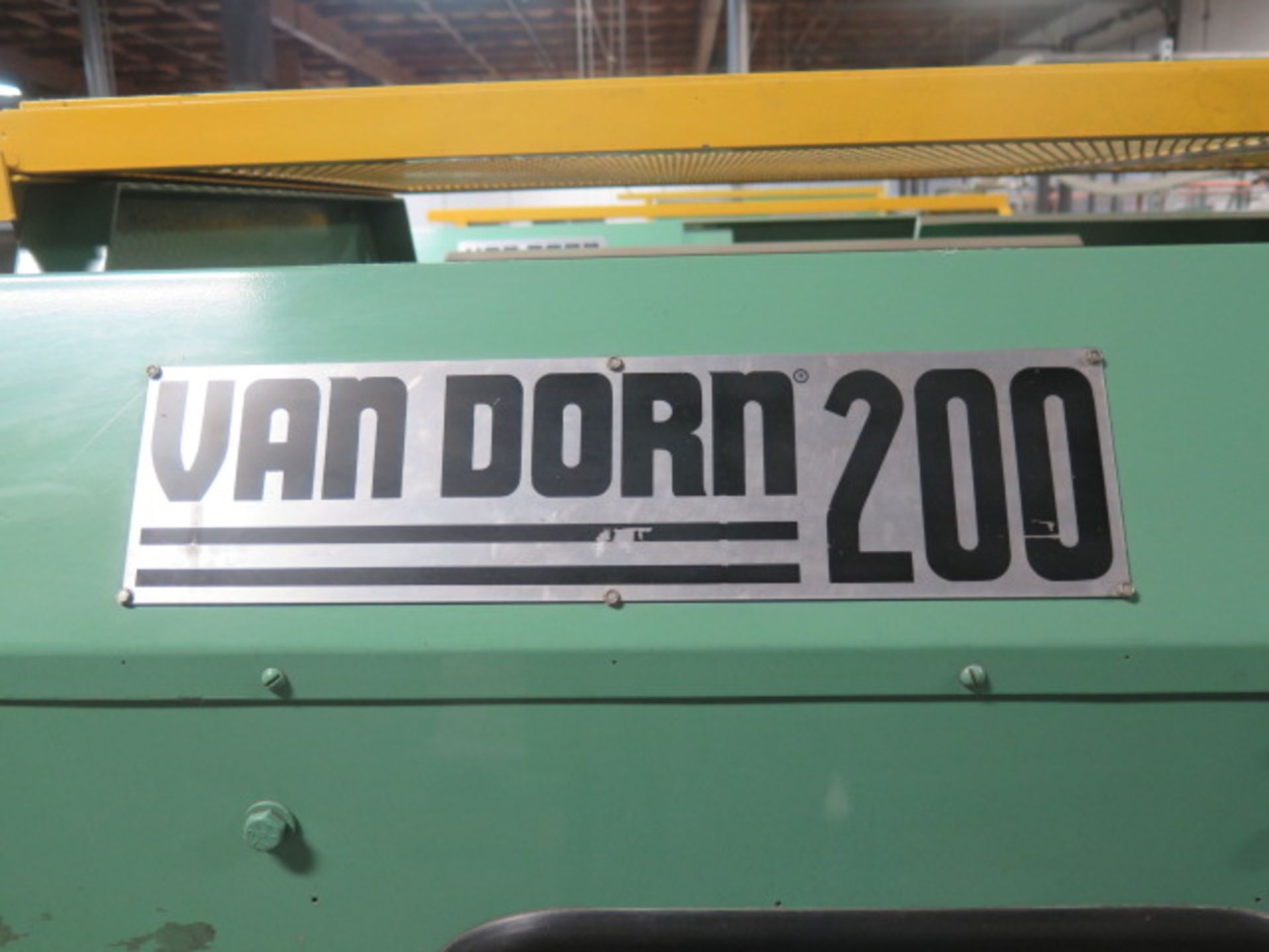 Van Dorn 200-RS-14F 200-Ton Plastic Injection Molding s/n 1359 w/ Van Dorn Controls, SOLD AS IS - Image 15 of 16