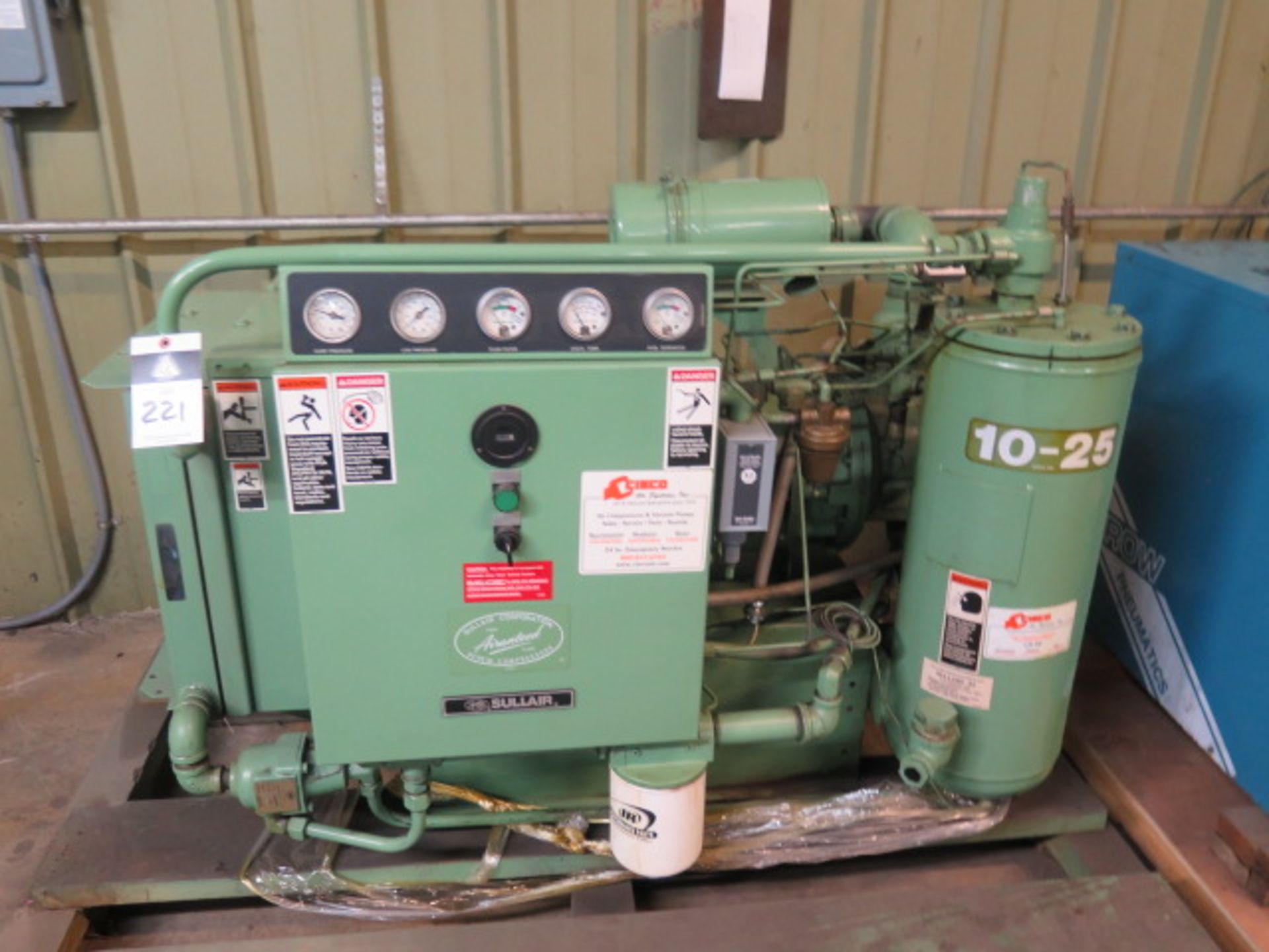 Sullaire 10-25 25Hp Rotary Vane Air Compressor (SOLD AS-IS - NO WARRANTY) - Image 2 of 7