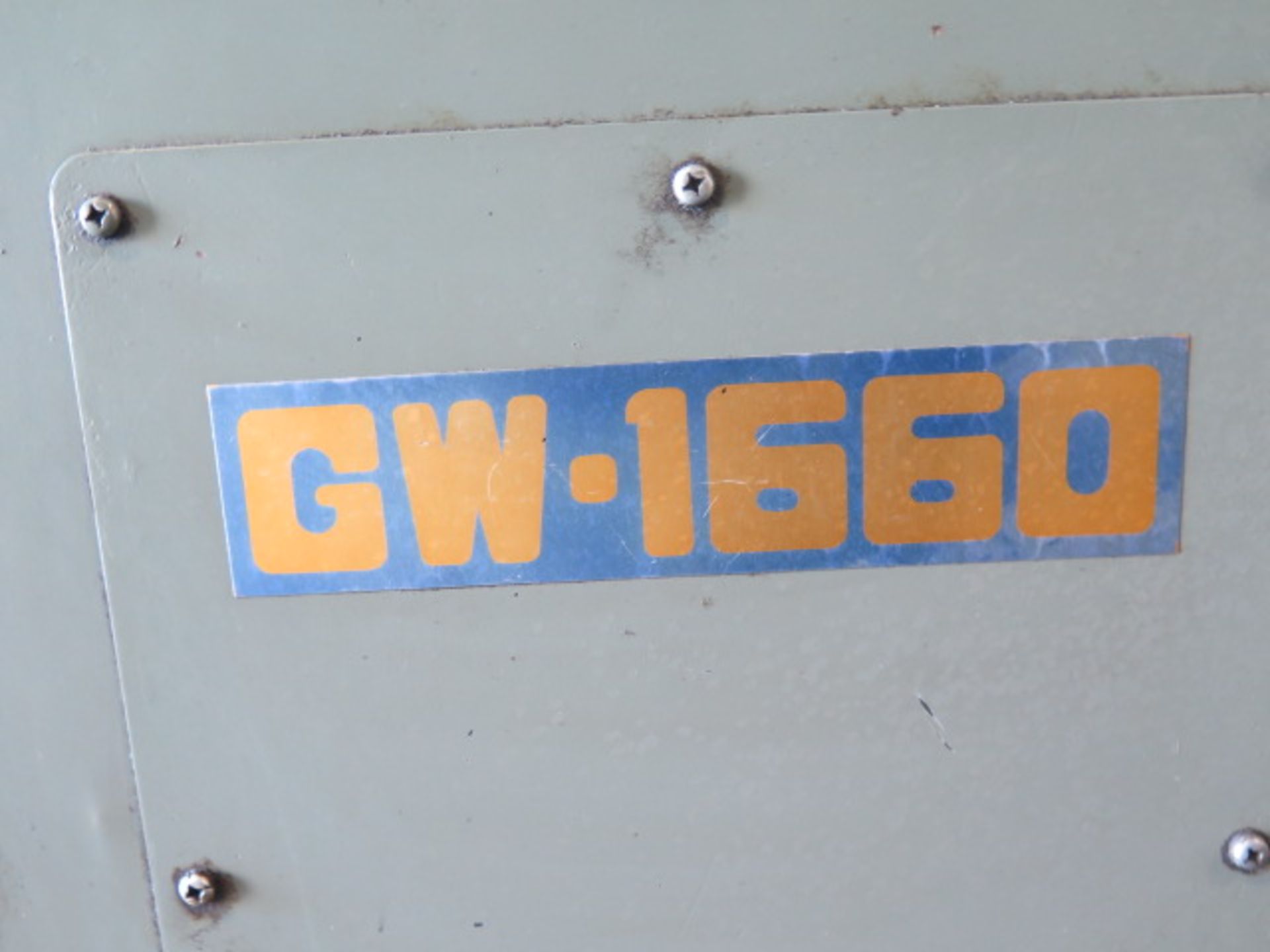 Goodway GW-1660 16" x 60" Geared Head Gap Bed Lathe w/ 33-2000 RPM, Inch/mm Threading, SOLD AS IS - Image 12 of 12