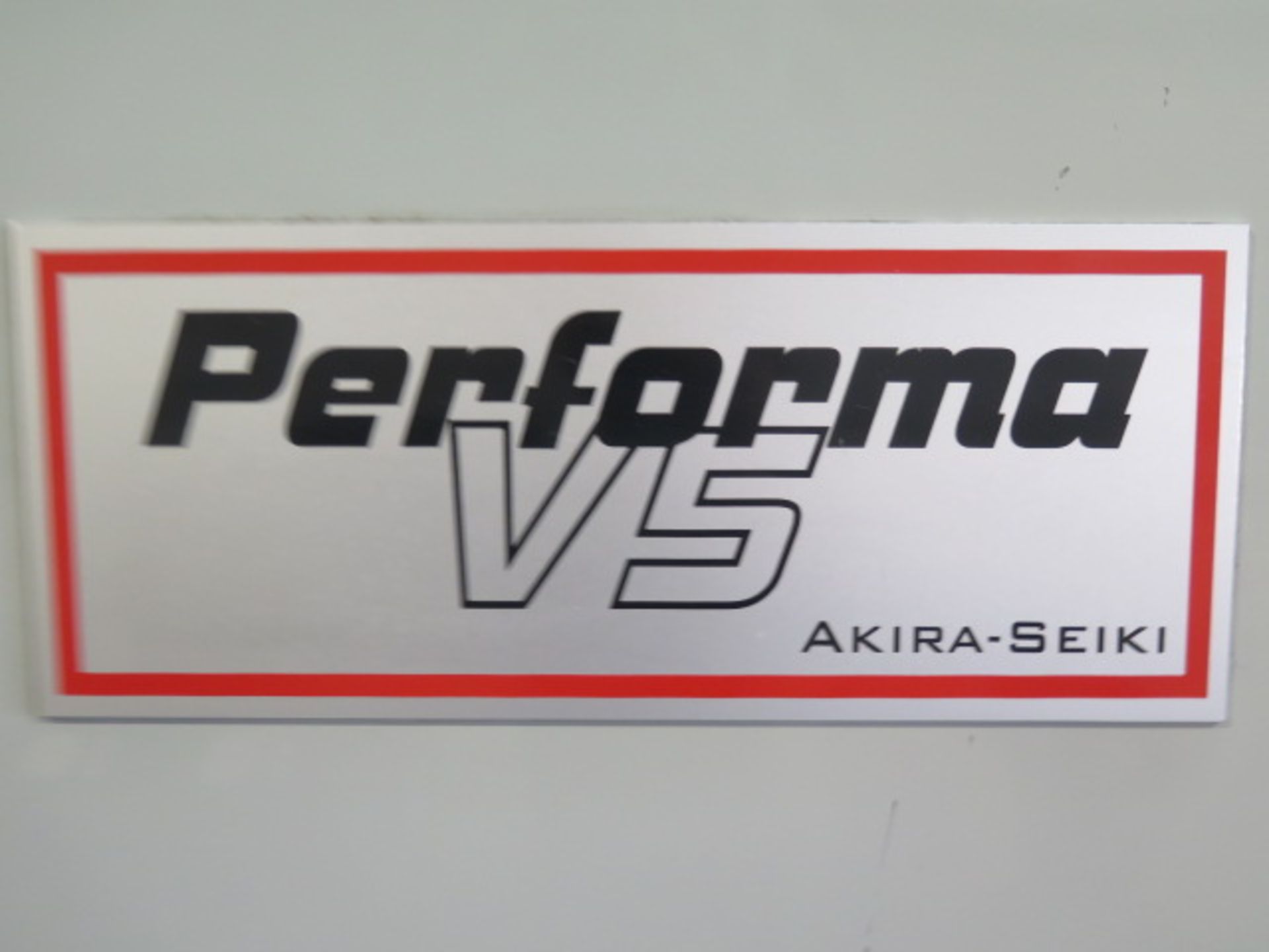 1999 Akira-Seiki Performa V5 CNC VMC s/n 99VNEN014-131 w/ Mitsubishi Controls, SOLD AS IS - Image 13 of 14