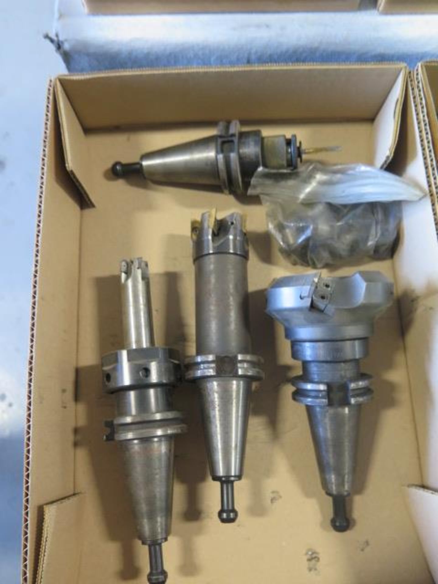 CAT-40 Taper Insetrt Shell Mills and Tapping Head (4) (SOLD AS-IS - NO WARRANTY) - Image 2 of 4