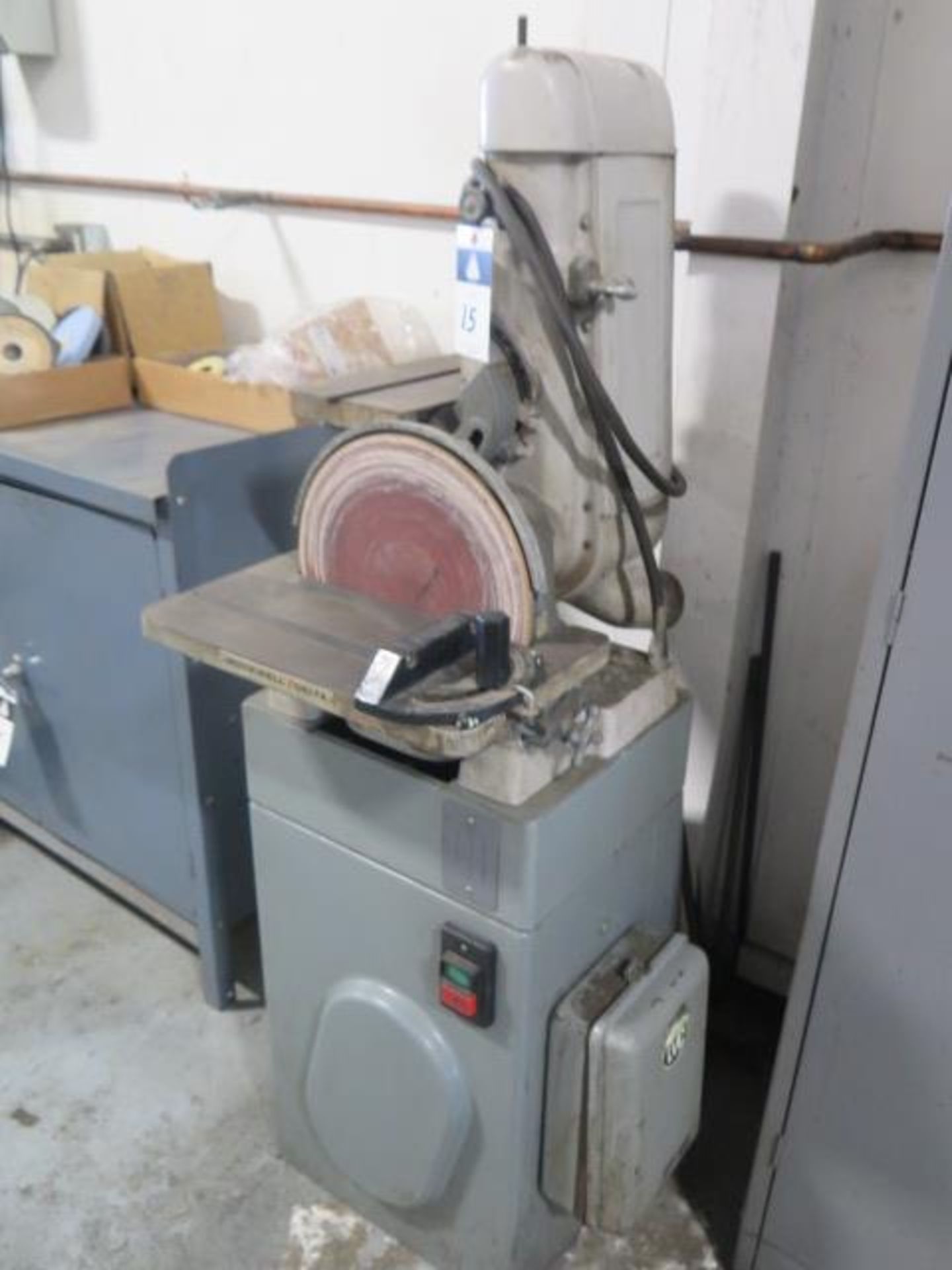 Rockwell/ Delta 6" Belt / 12" Disc Sander w/ Stand (SOLD AS-IS - NO WARRANTY) - Image 2 of 6