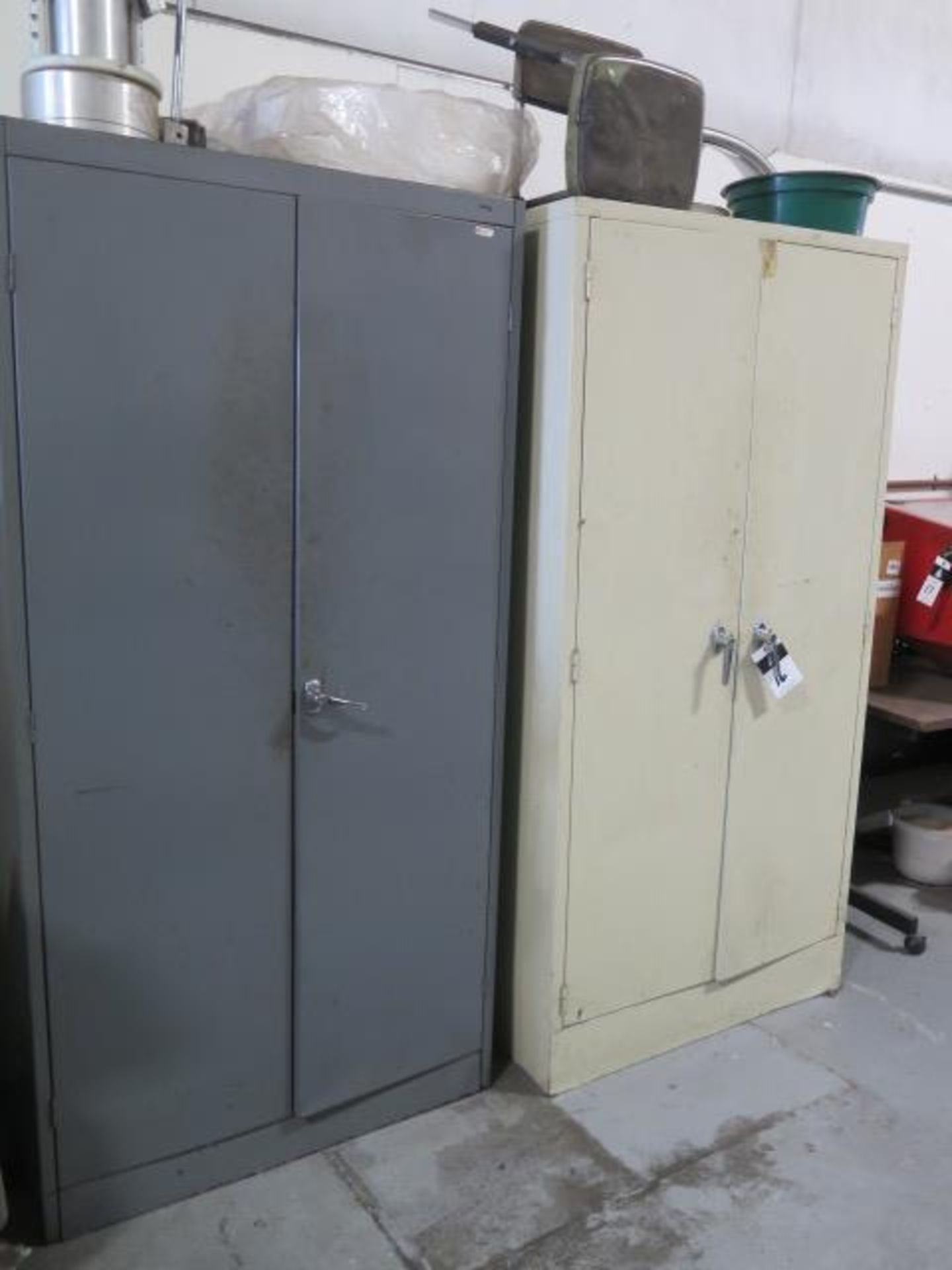 Storage Cabinets (2) w/ Hardware, Mold Supplies and Misc Shop Supplies (SOLD AS-IS - NO WARRANTY)
