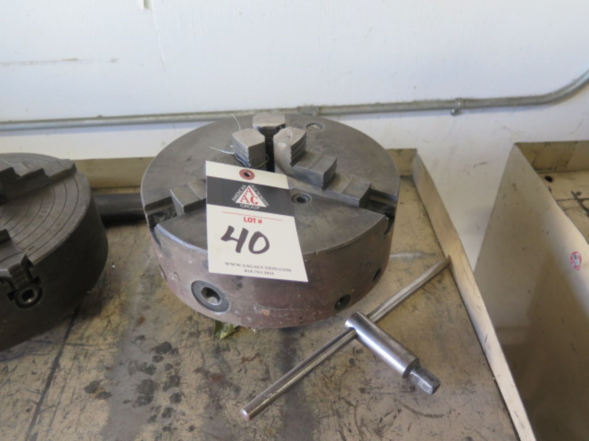 Buck 10" 3-Jaw Chuck (SOLD AS-IS - NO WARRANTY)