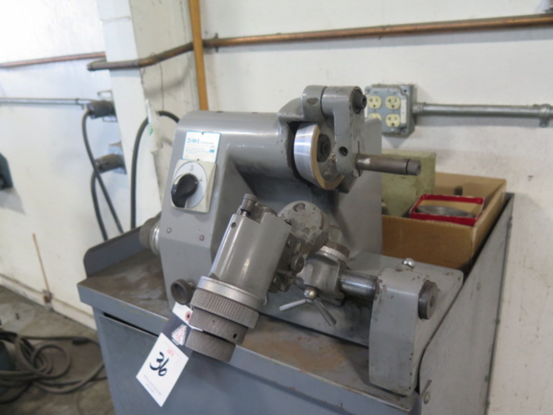 DME CG-580 Single-Lip Tool Grinder s/n 0259 w/ Diamond Wheel, Collets and Cabinet Base (SOLD AS-IS - - Image 2 of 7