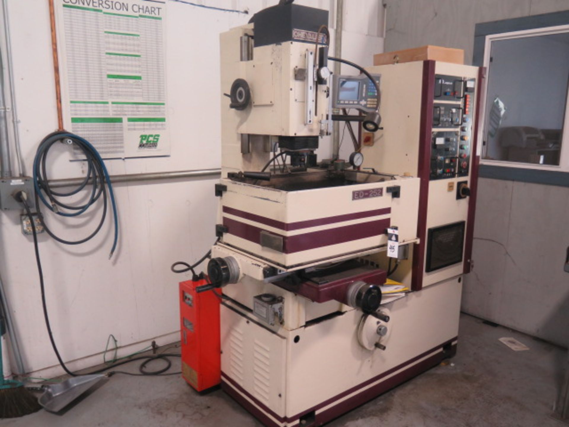 Chevalier ED-252 Die Sinker EDM Machine w/ Acu-Rite Programmable DRO, ED-Bipulse SOLD AS IS - Image 2 of 18